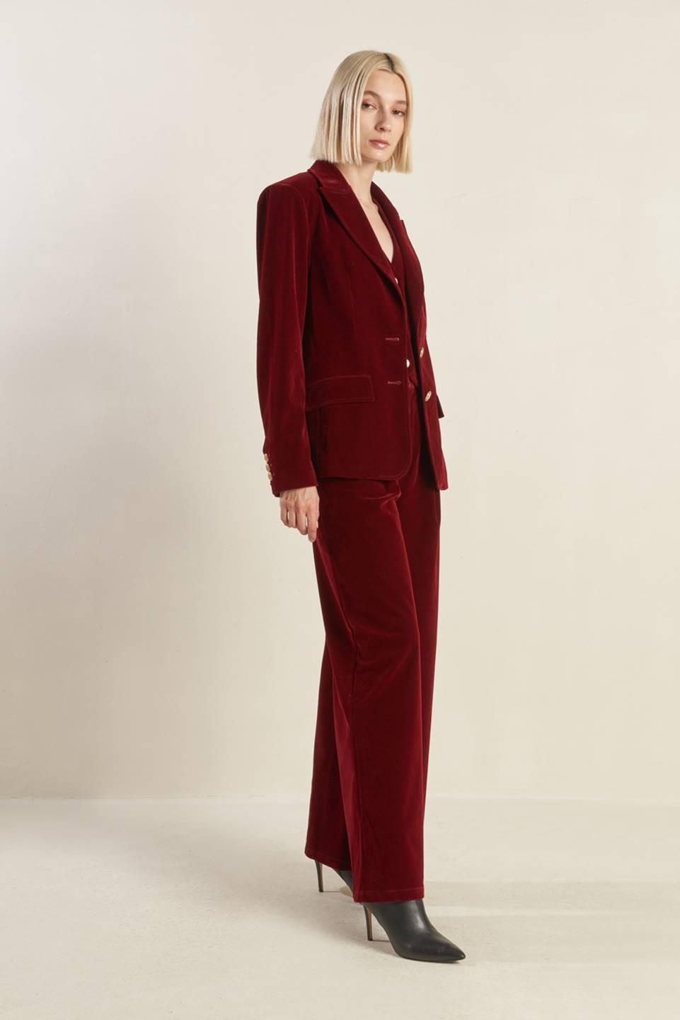 NEW - Charm Velvet Blazer