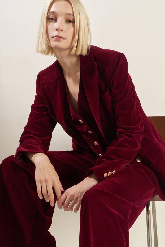 Charm Velvet Blazer