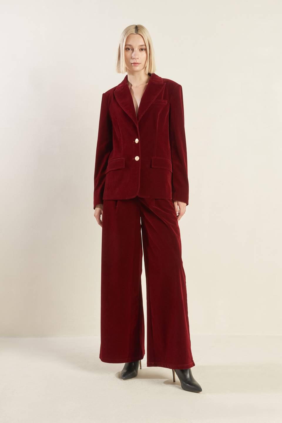 NEW - Charm Velvet Blazer