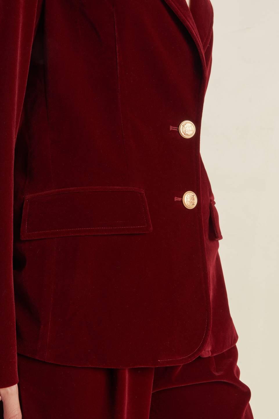 NEW - Charm Velvet Blazer