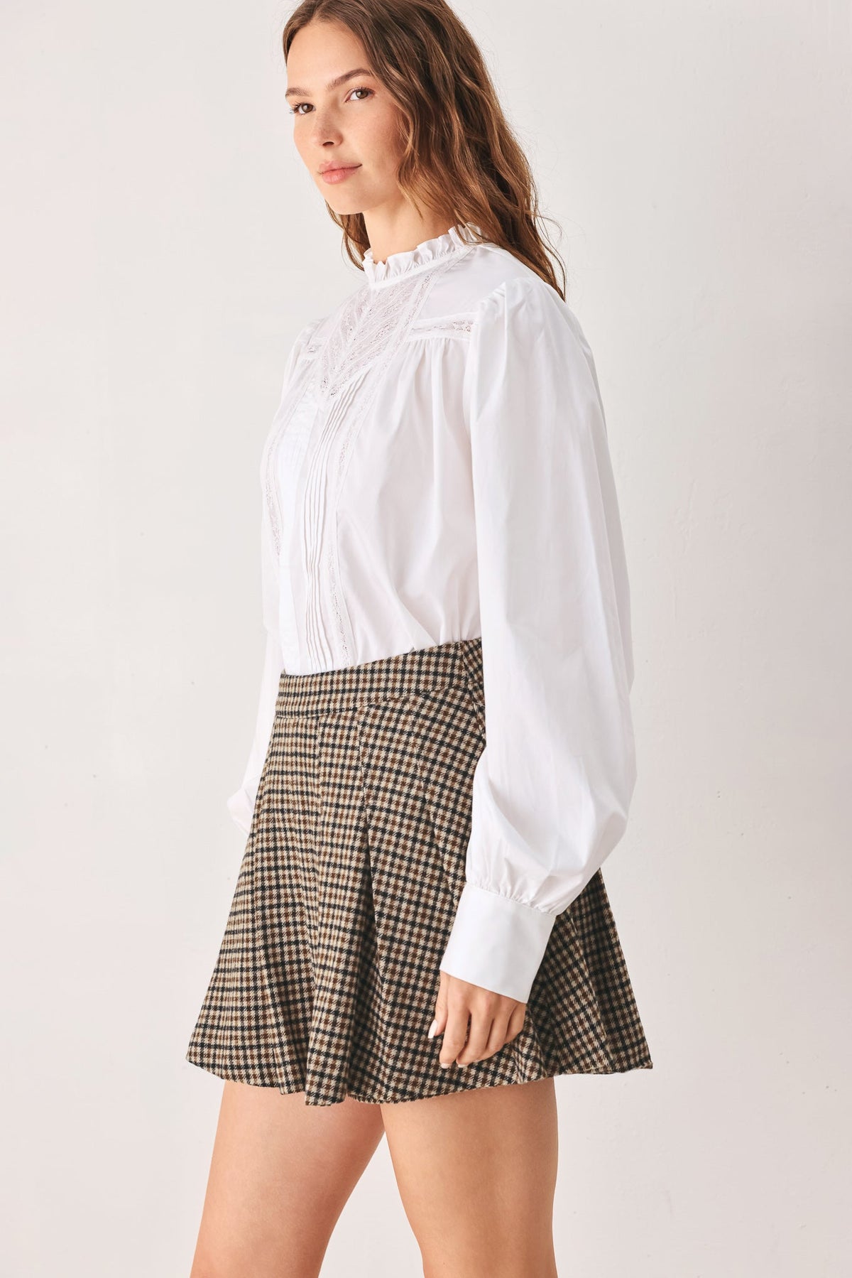 Tweed Woven Skort