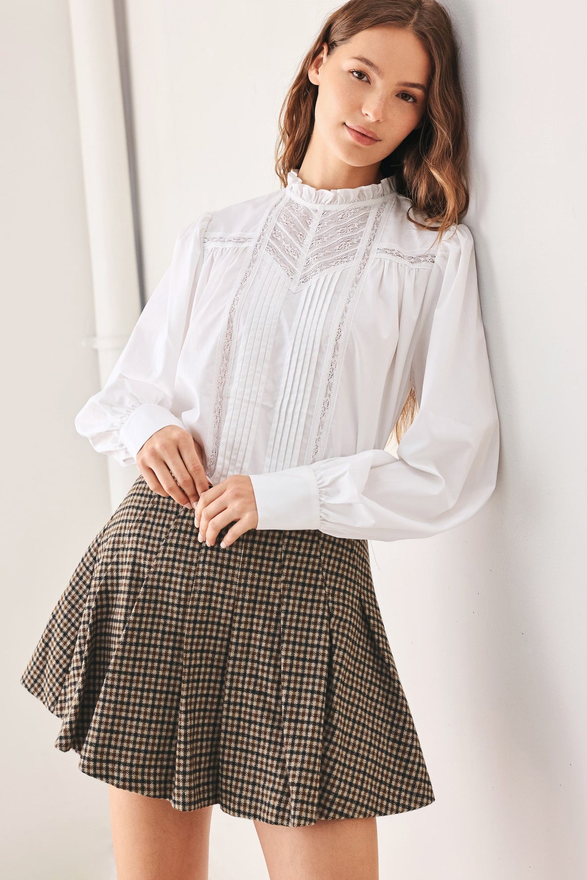Tweed Woven Skort