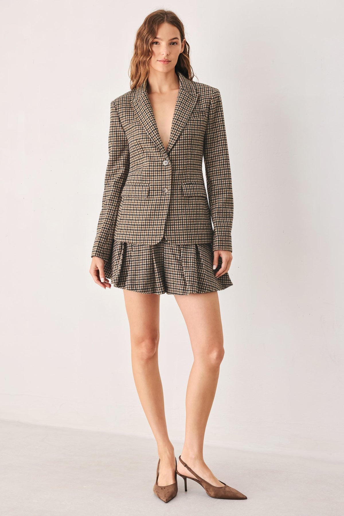 Tweed Woven Skort
