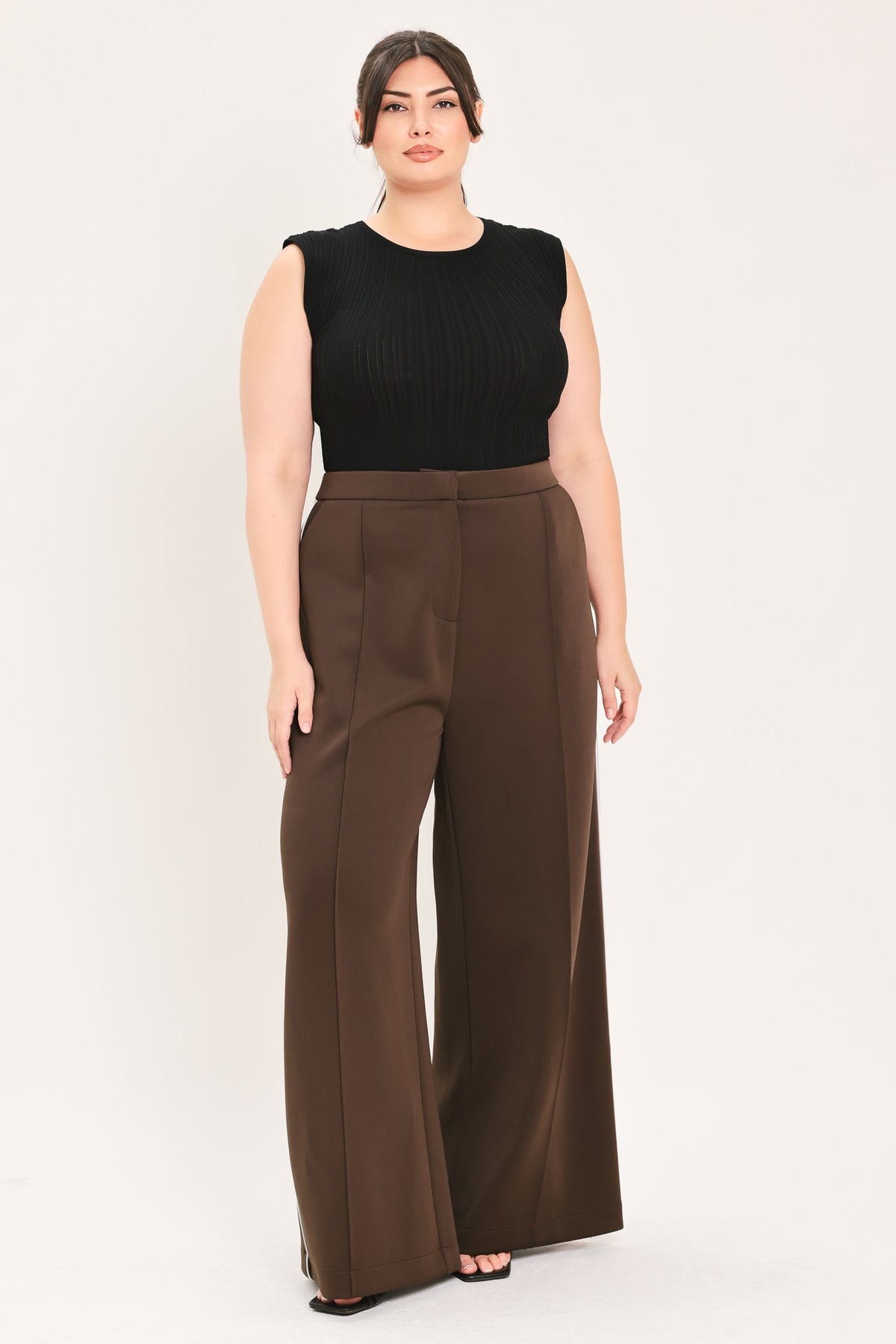 Side Stripe Stretch Pants