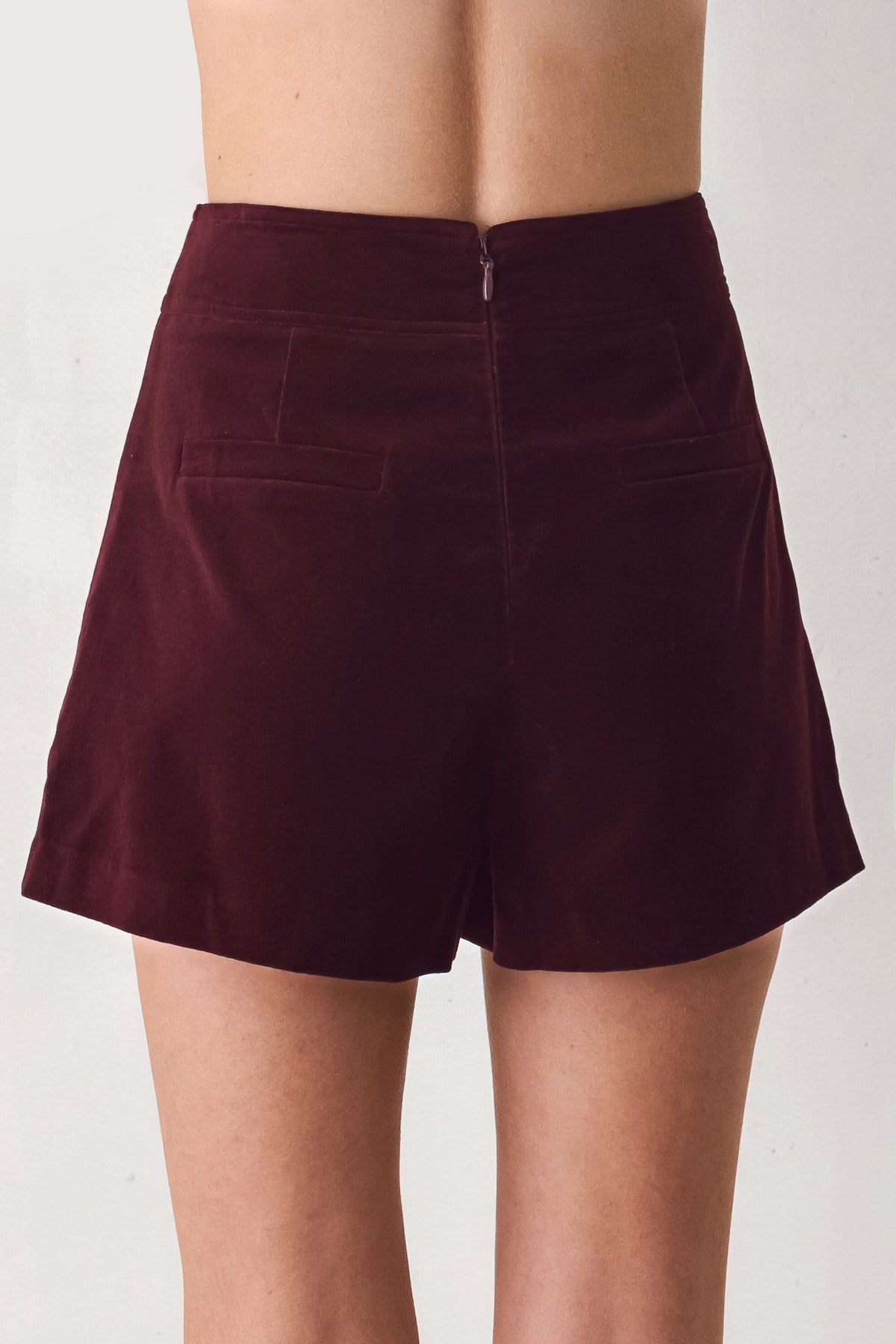 NEW - Velvet Button Skort