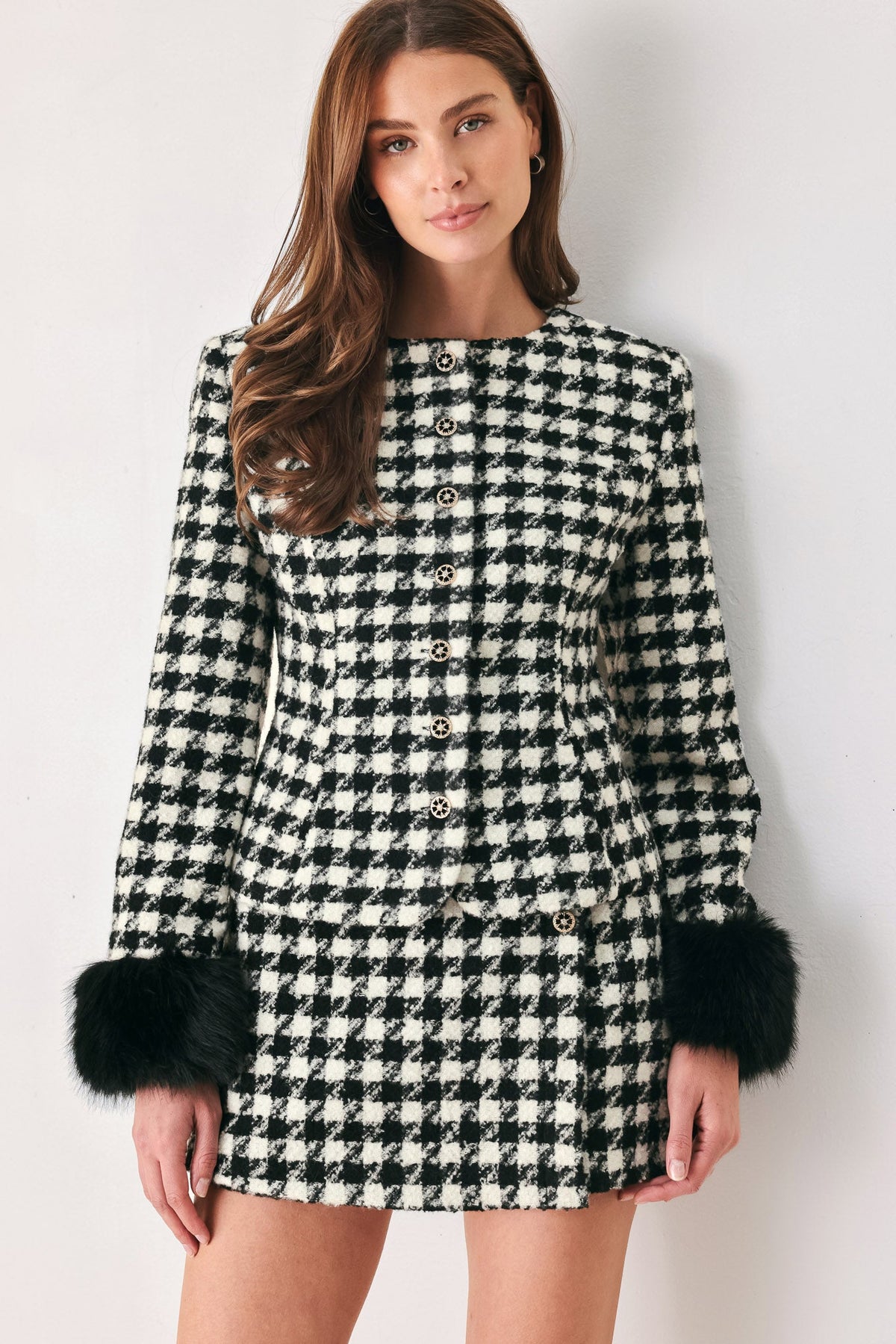 NEW - Paris Houndstooth Skort