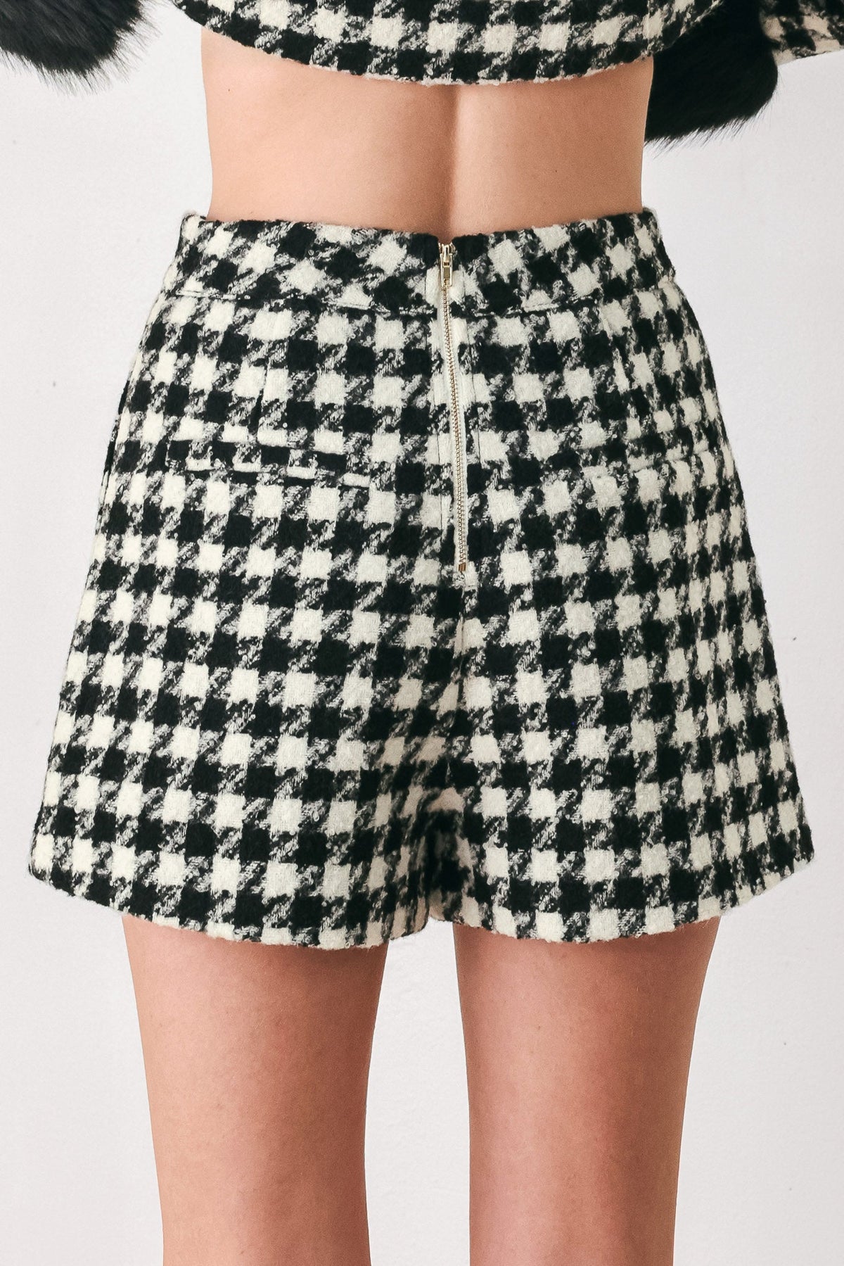 NEW - Paris Houndstooth Skort