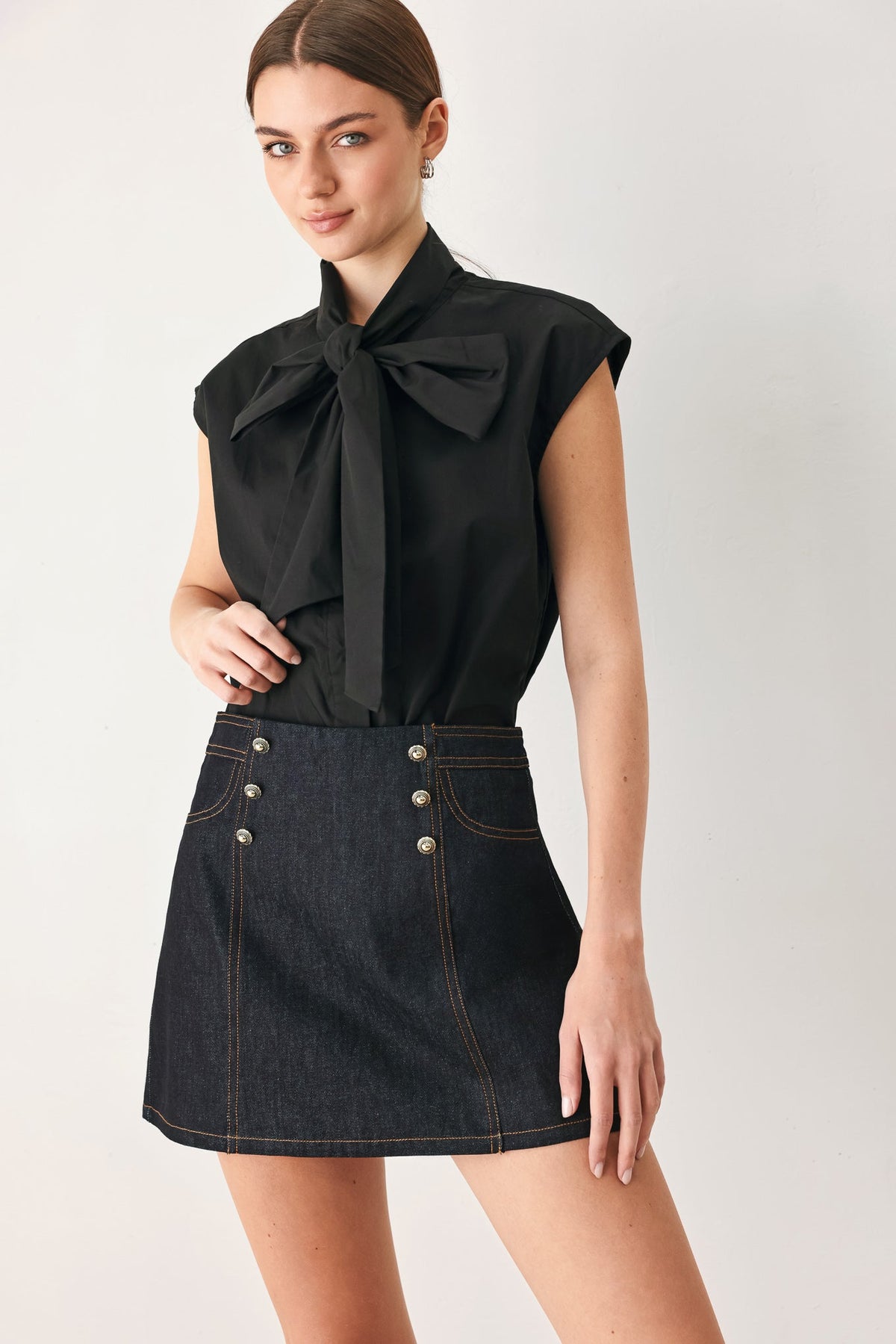 Modern Denim Skort