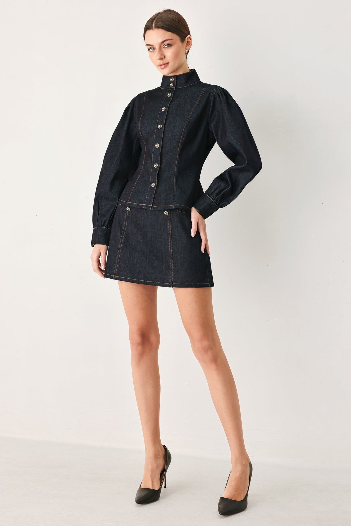 Modern Denim Skort