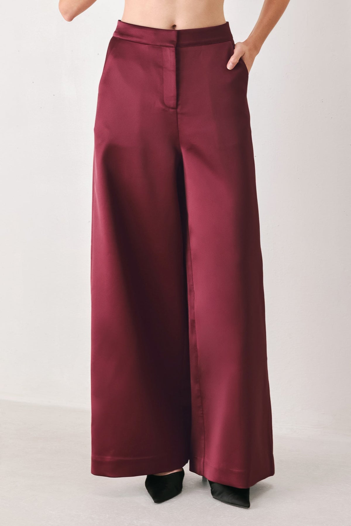 Modern Noir Wide-Leg Pants in multiple colors