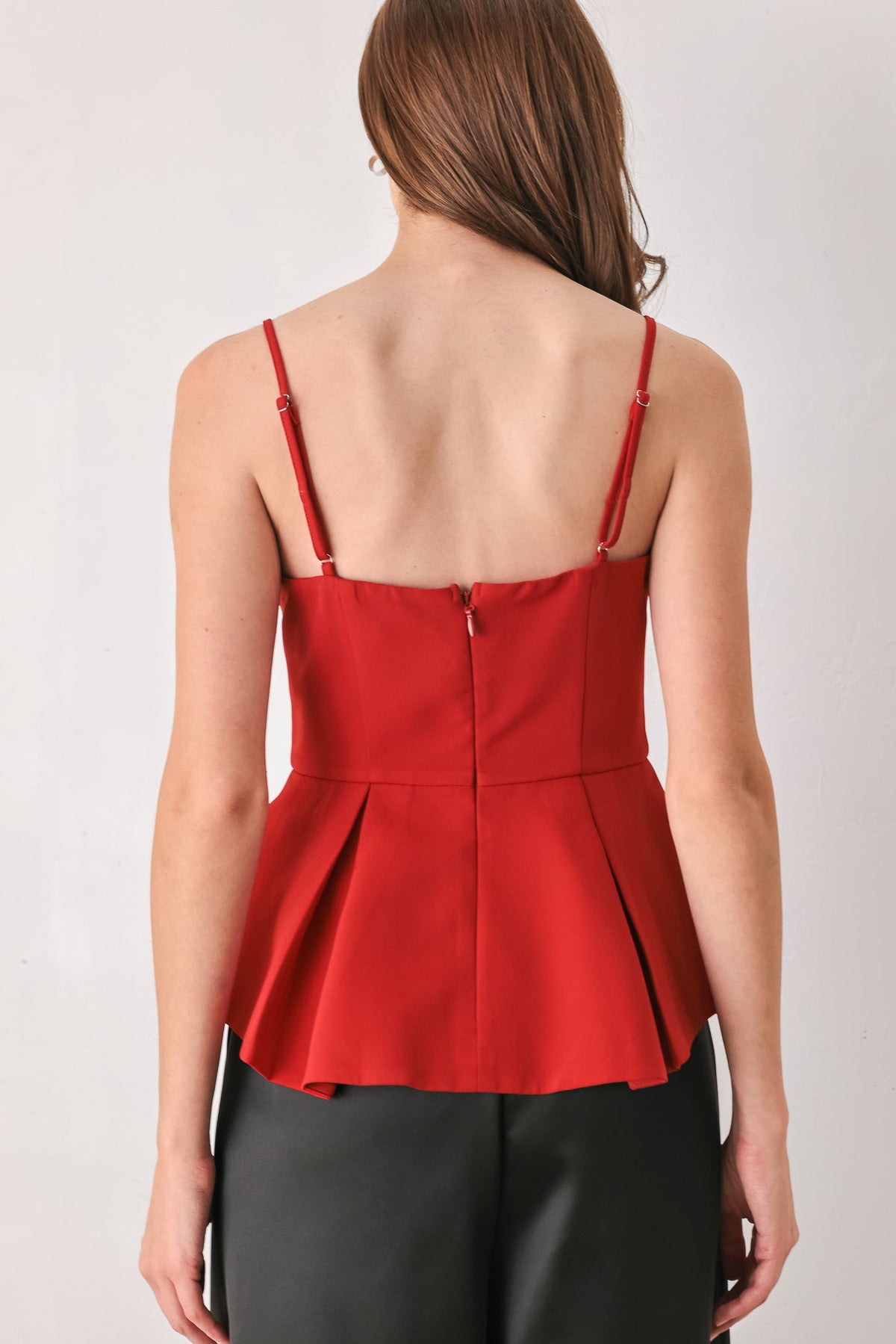 NEW - Sculpt Cutout Peplum Top