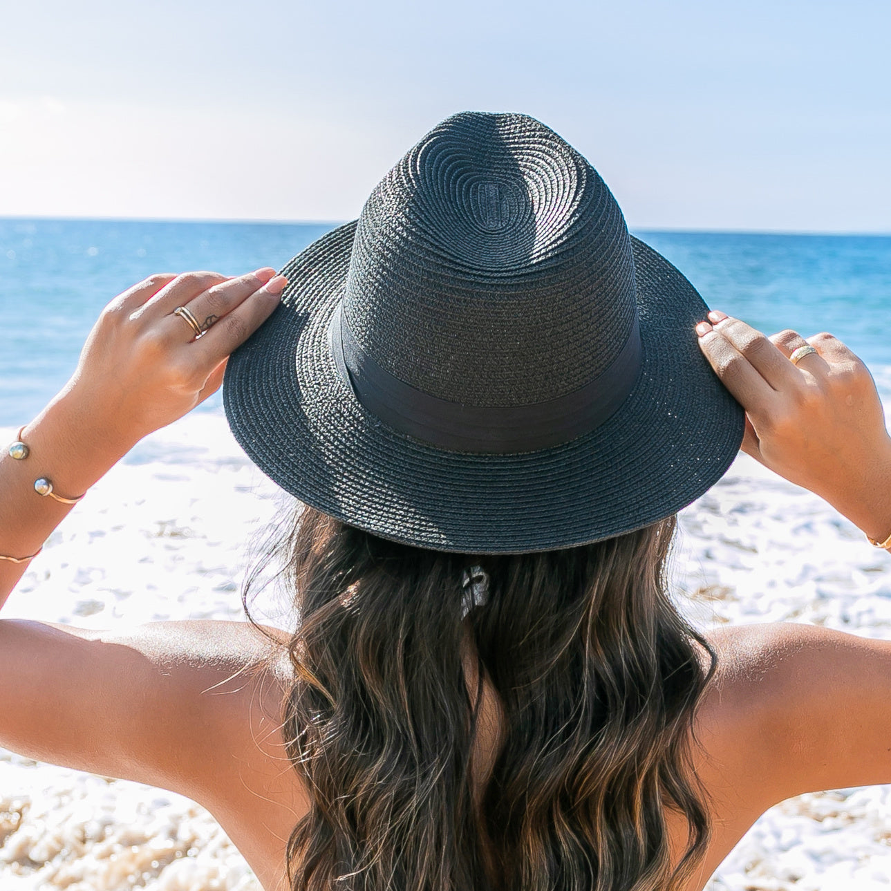 Classic Straw Panama Hat in multiple colors
