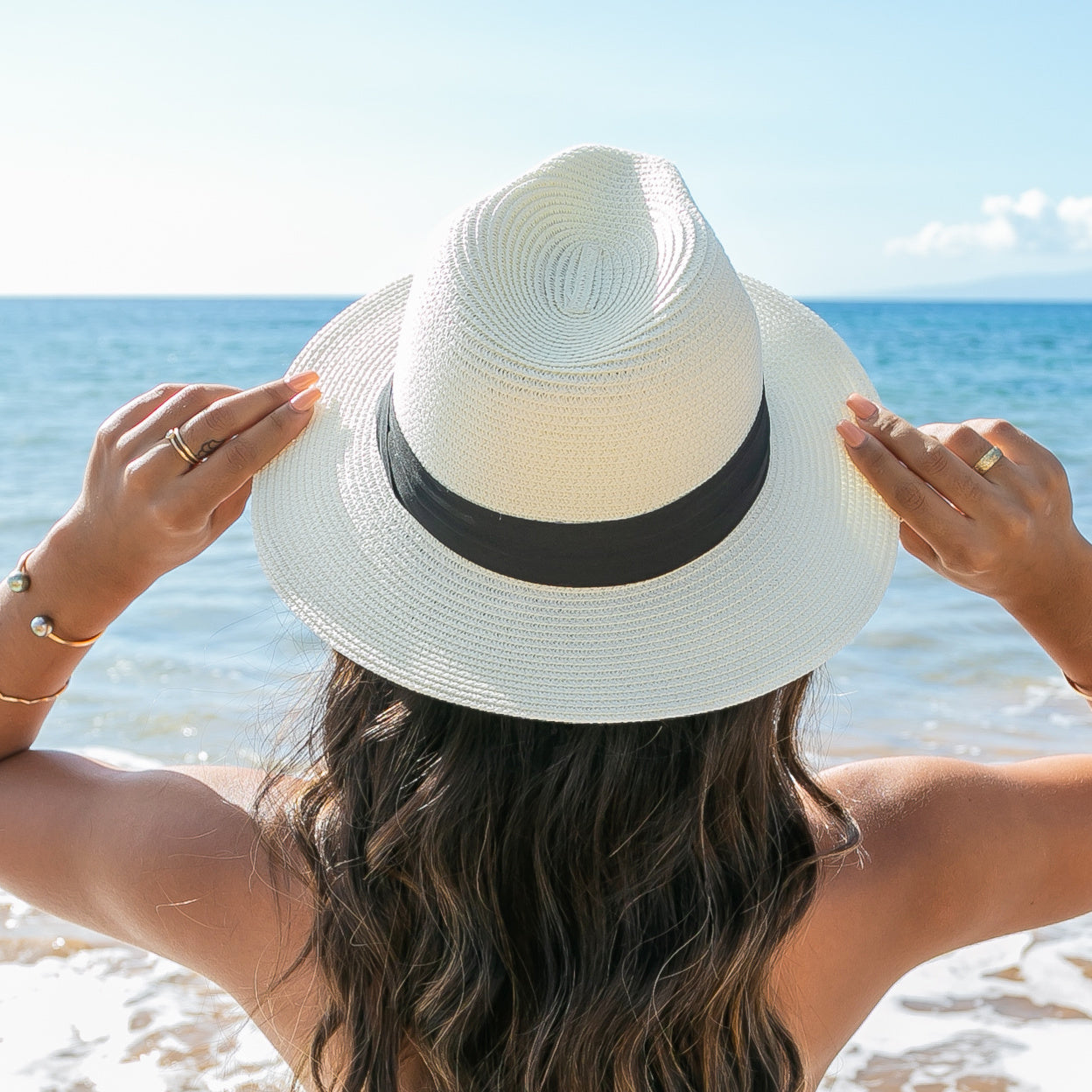 Classic Straw Panama Hat in multiple colors
