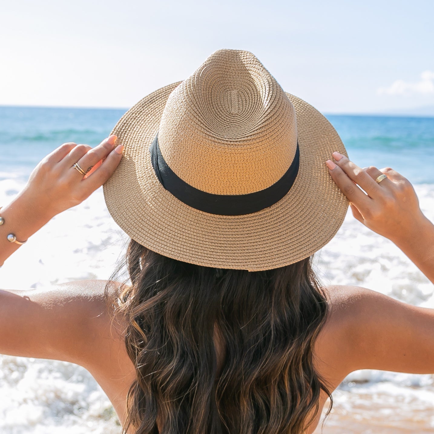 Classic Straw Panama Hat in multiple colors