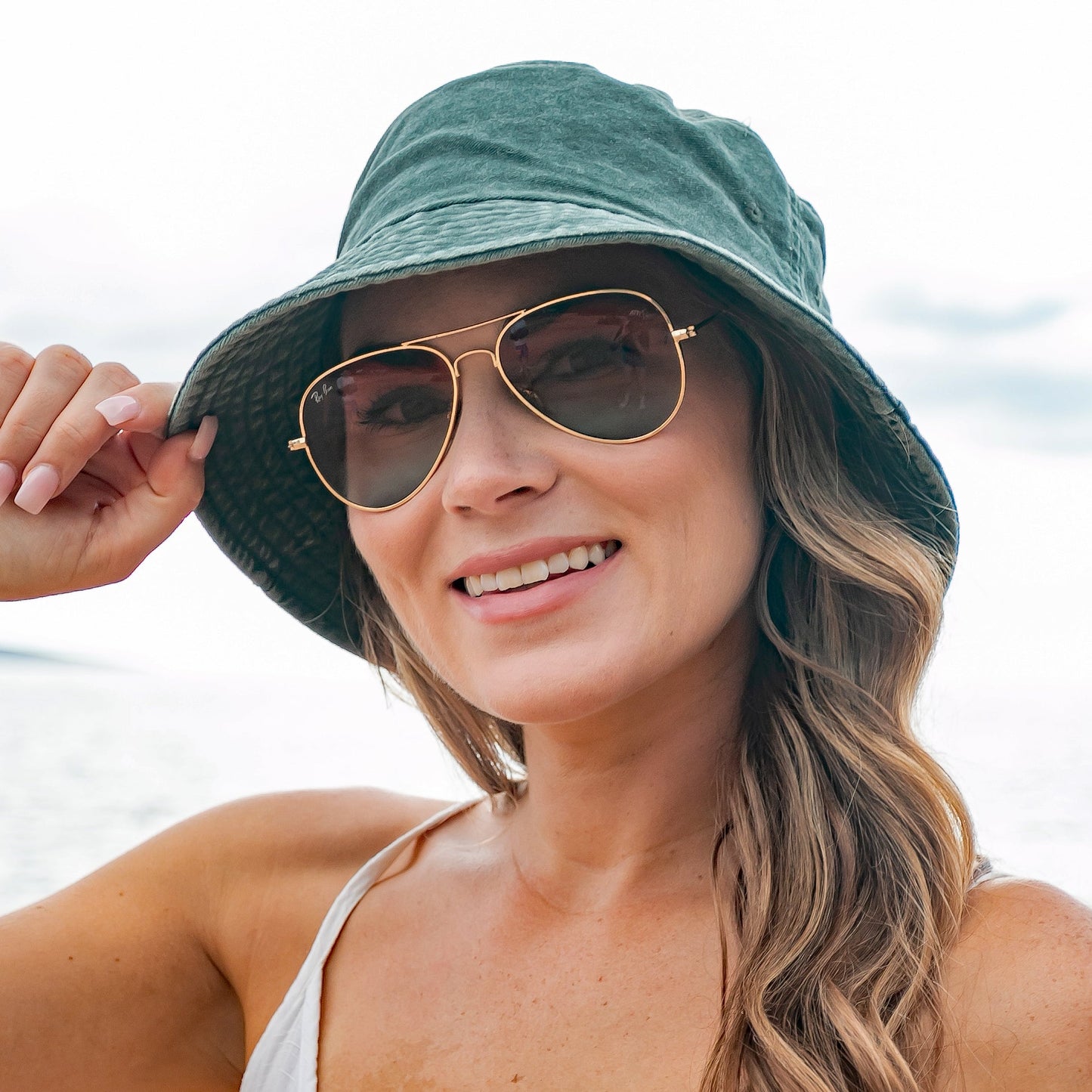 Distressed Bucket Hats in multiple colors