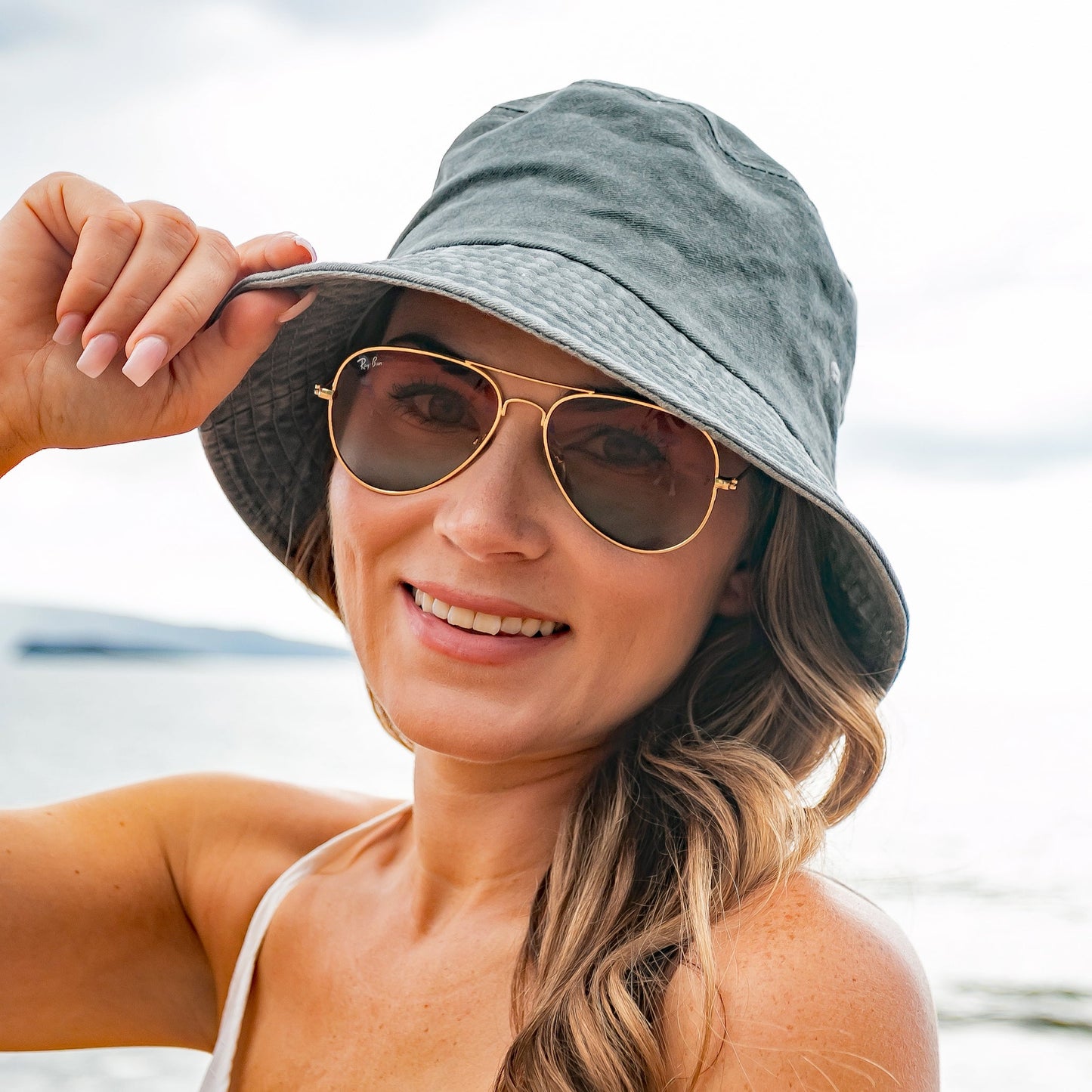 Distressed Bucket Hats in multiple colors