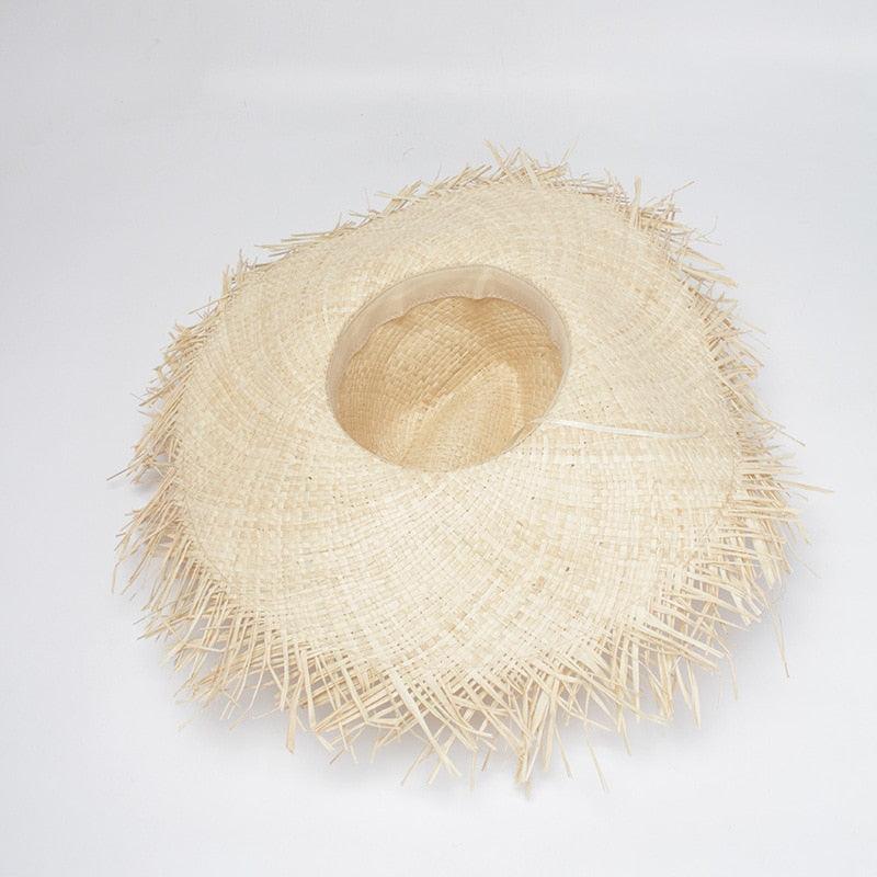 Foldable Handmade Vintage Straw Hat