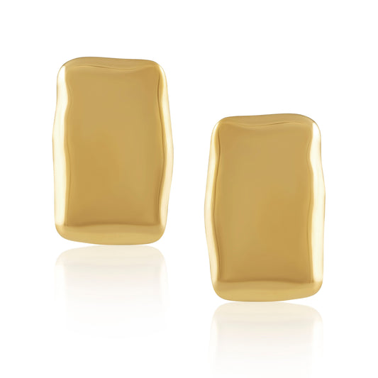 Hayden Statement Earring in gold and silver