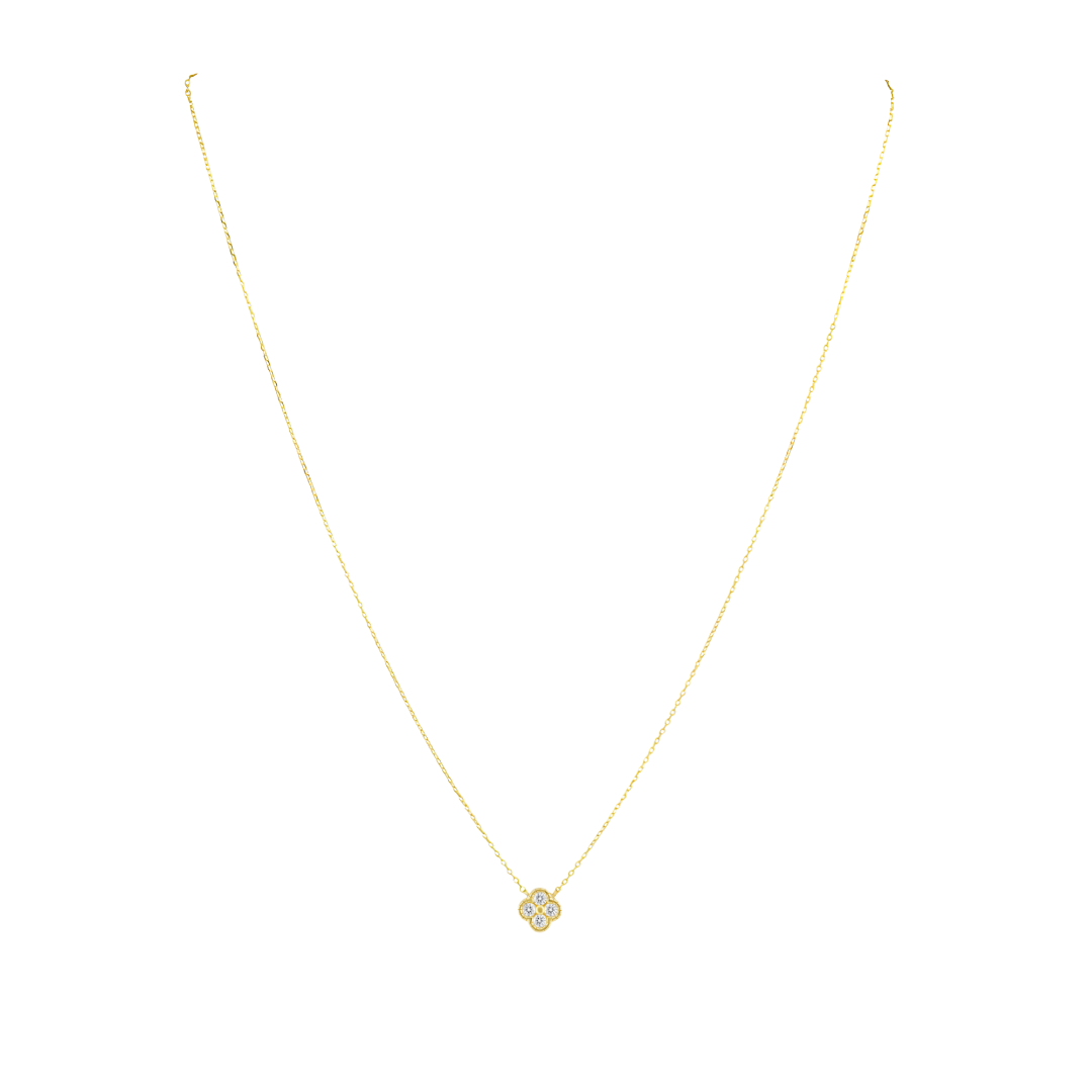 Mini Gracie Pendant Necklace in gold and silver