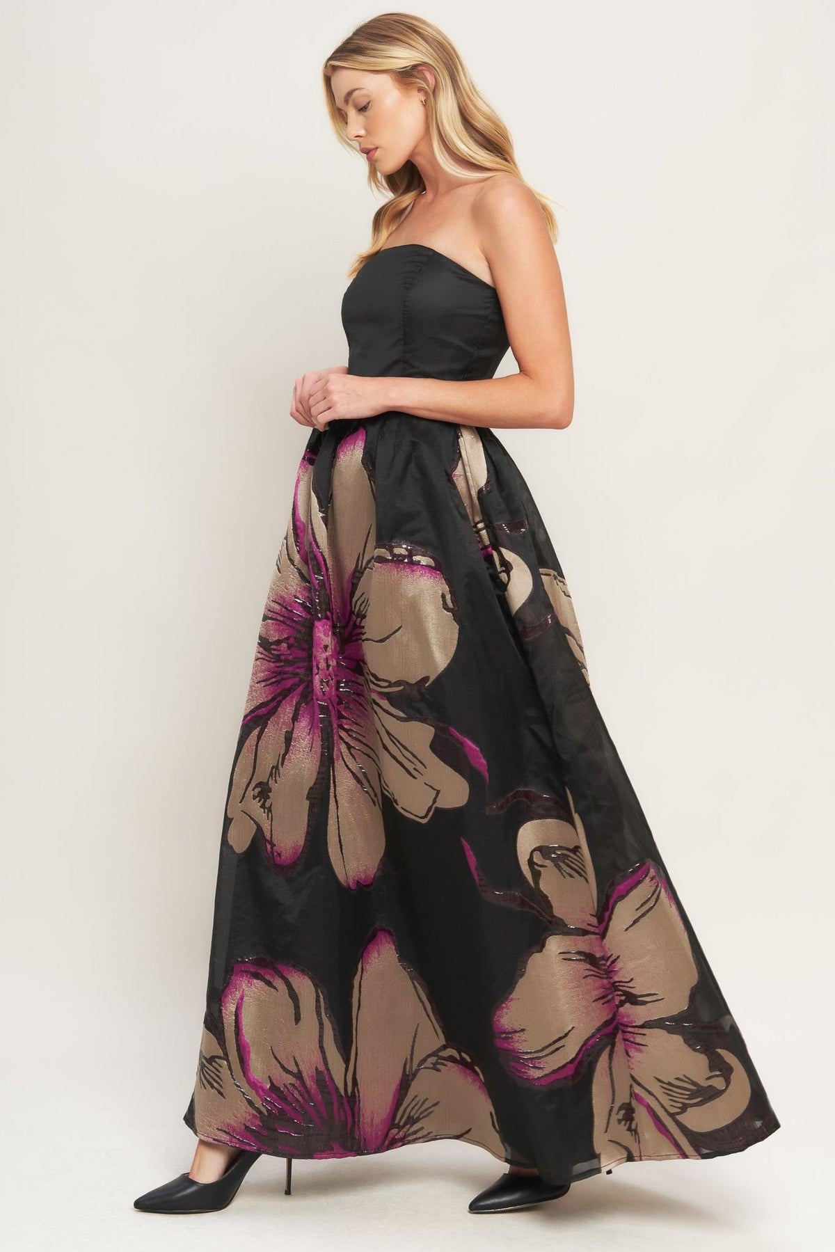 NEW - Gilded Flower Maxi Dress