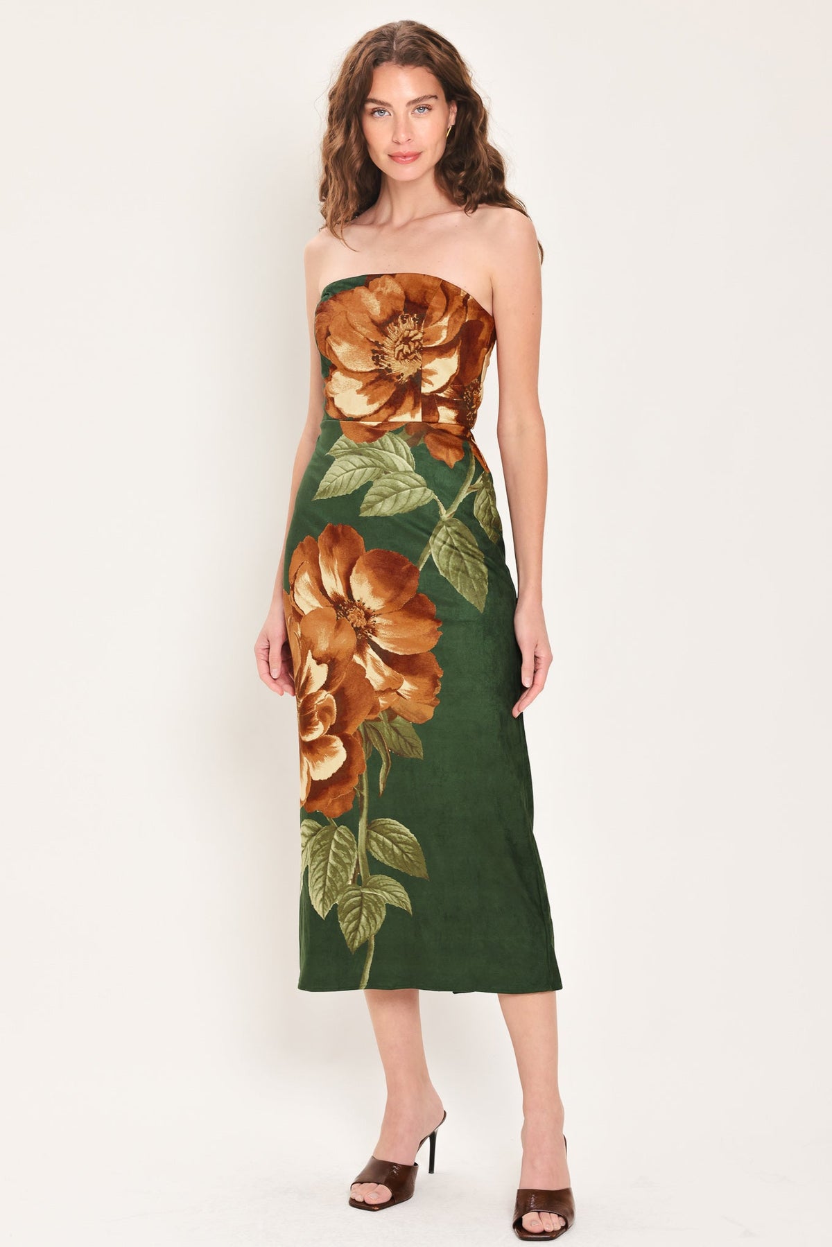 NEW - Evergreen Tube Midi Dress