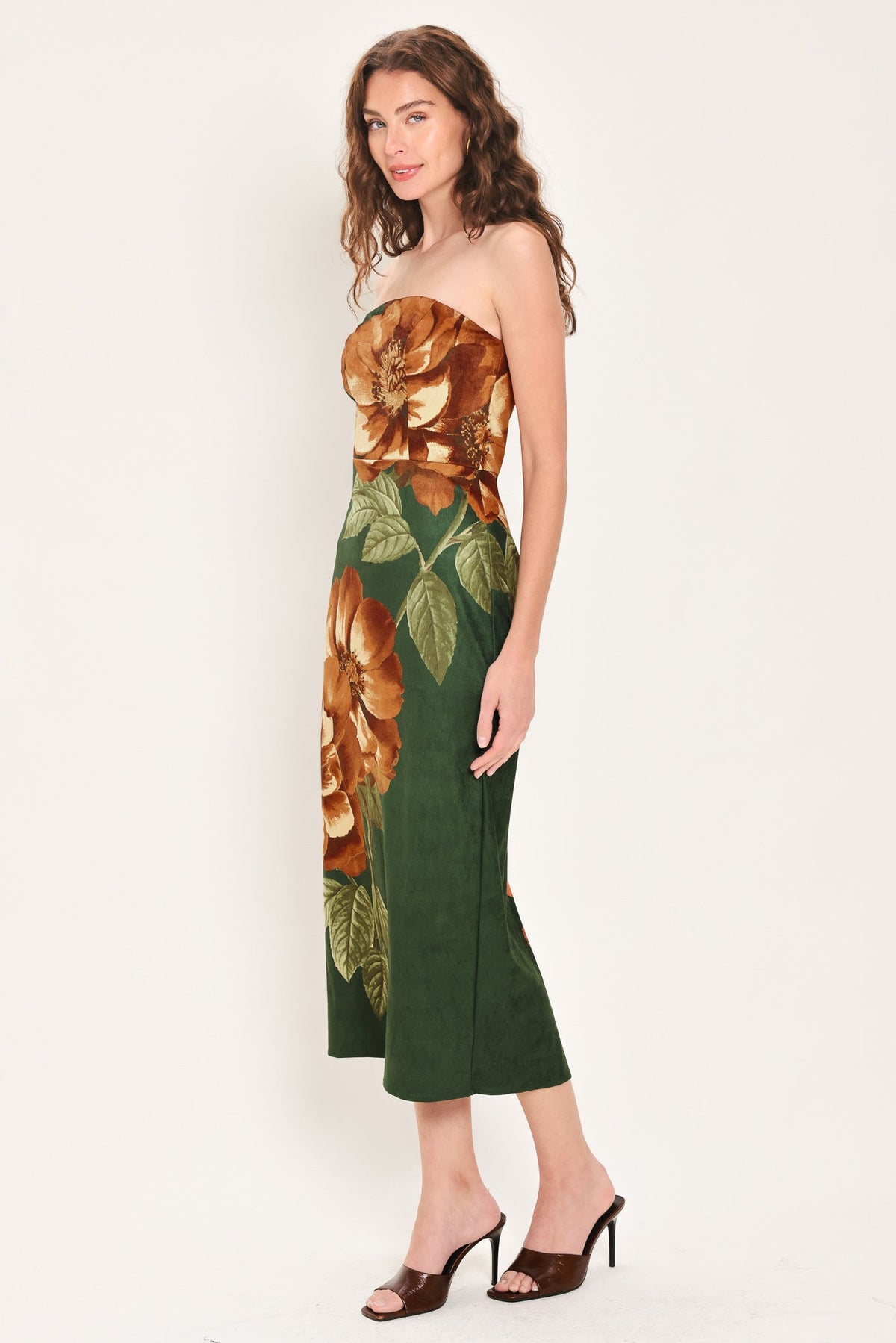 NEW - Evergreen Tube Midi Dress