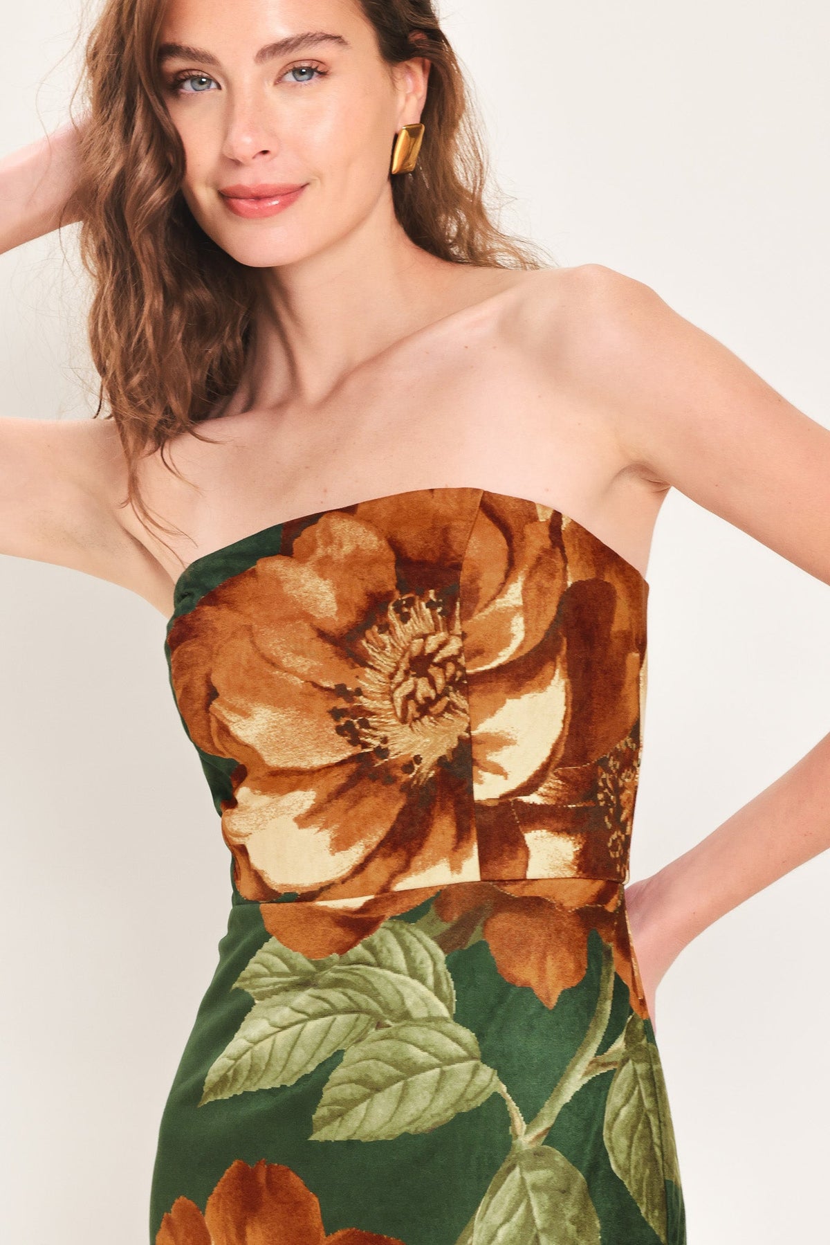 NEW - Evergreen Tube Midi Dress