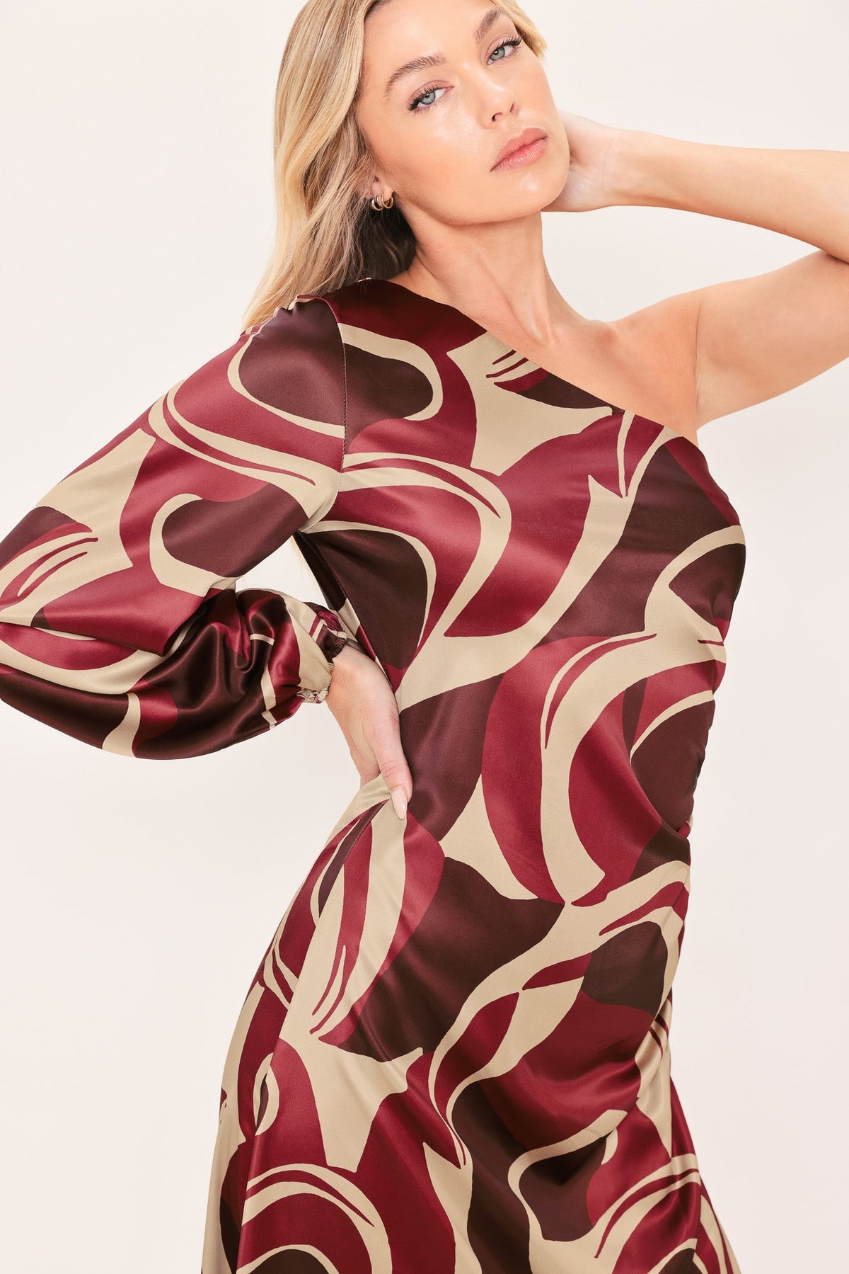 NEW - Sculpted Wave Maxi Dress