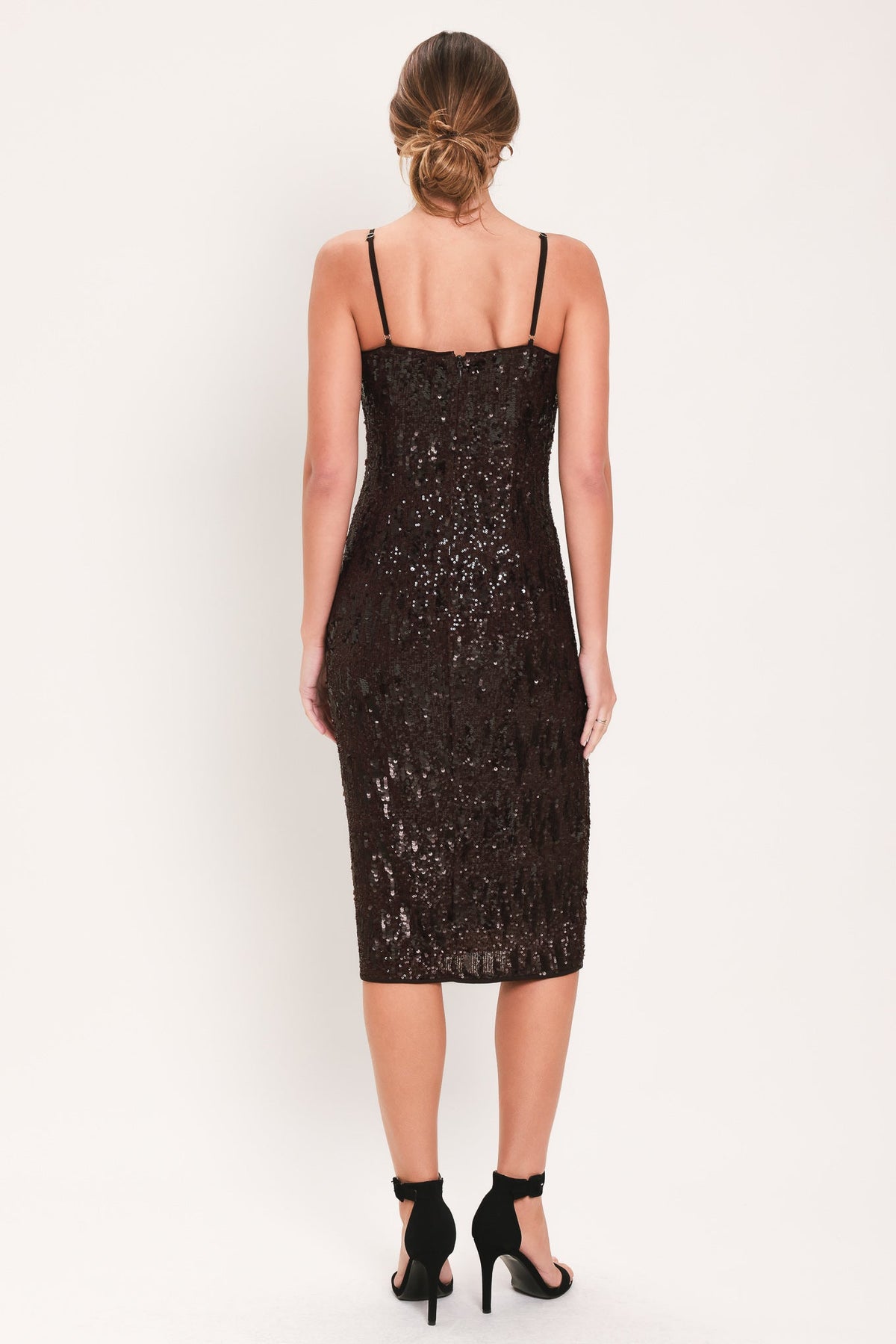 Sequin Slip Midi Dress