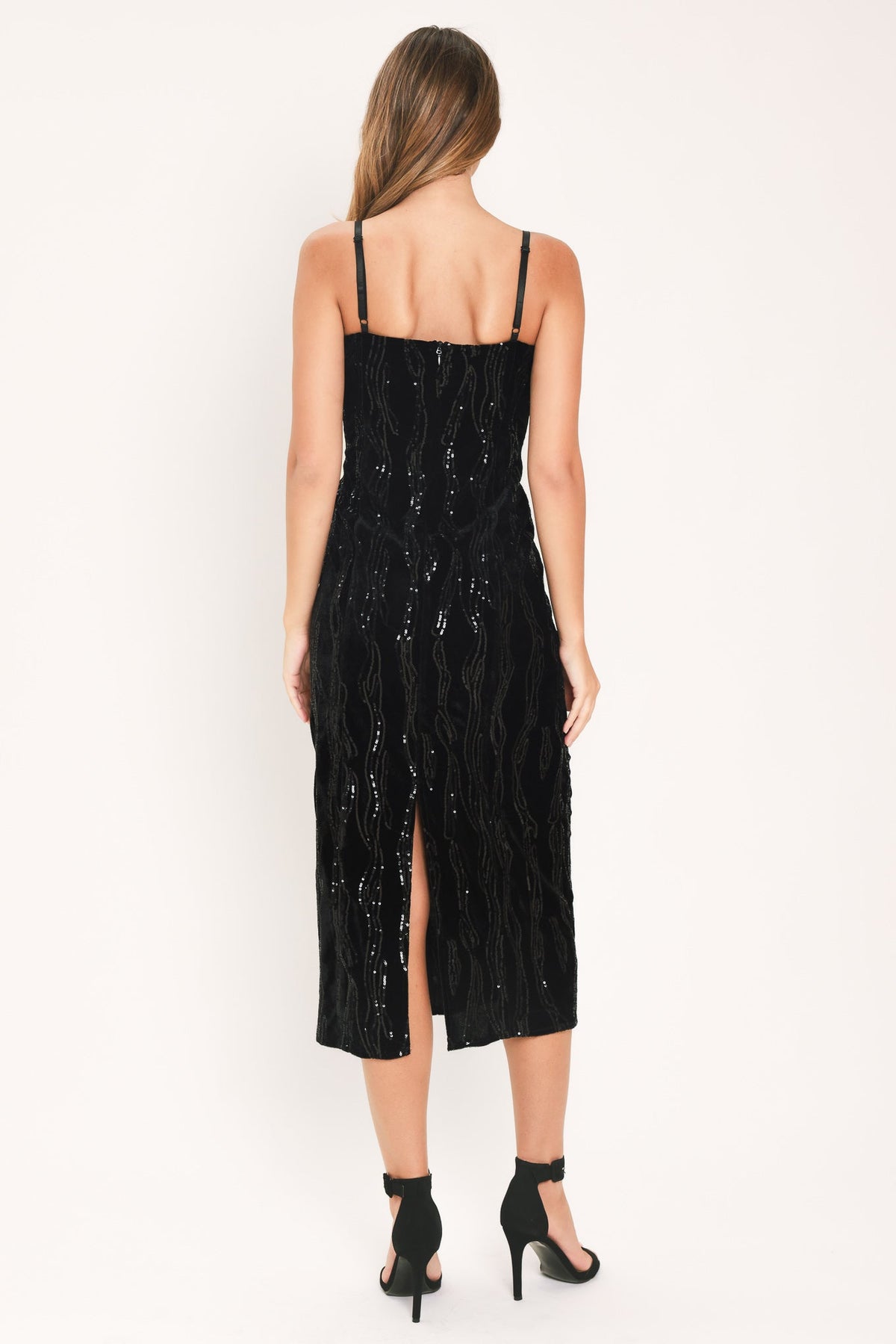 Velvet Obsession Midi Dress