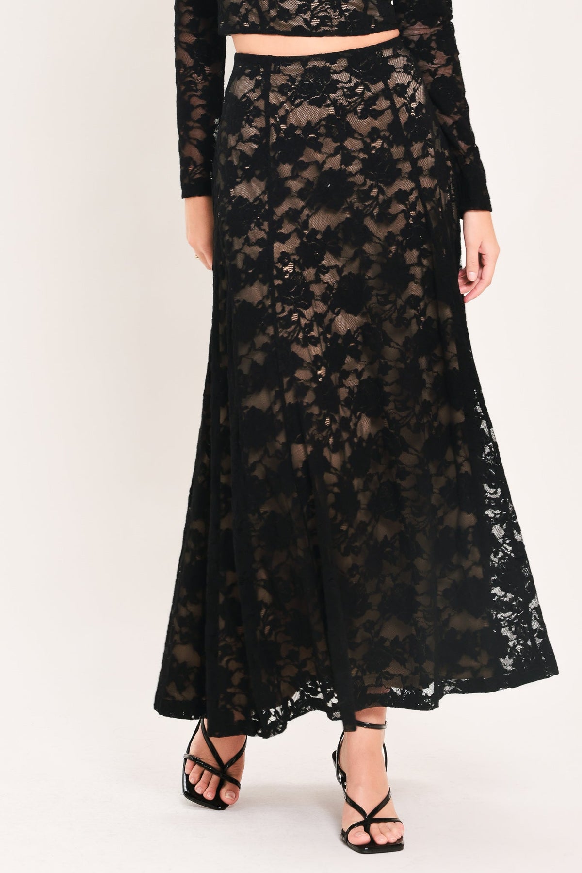NEW - Noir Lace Moonrise Maxi Skirt