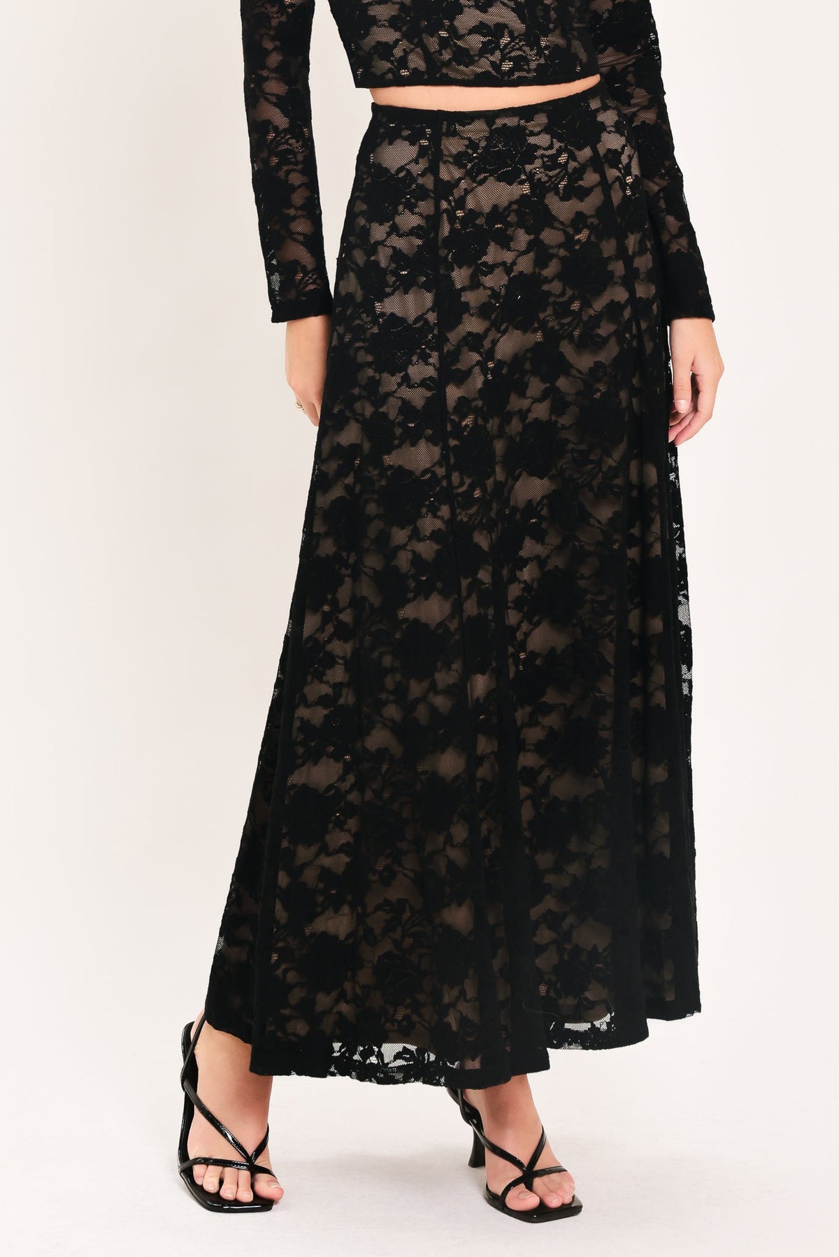 NEW - Noir Lace Moonrise Maxi Skirt