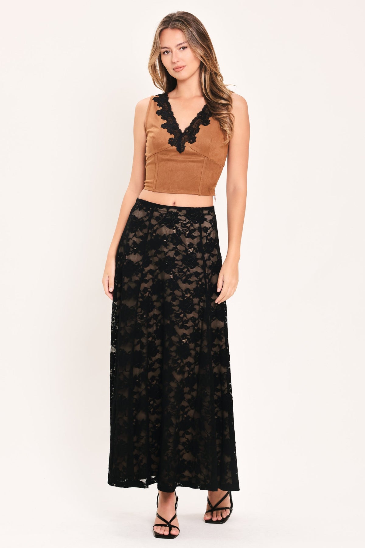 NEW - Noir Lace Moonrise Maxi Skirt