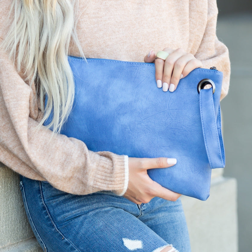 Over-sized Everyday Clutch in multiple colors