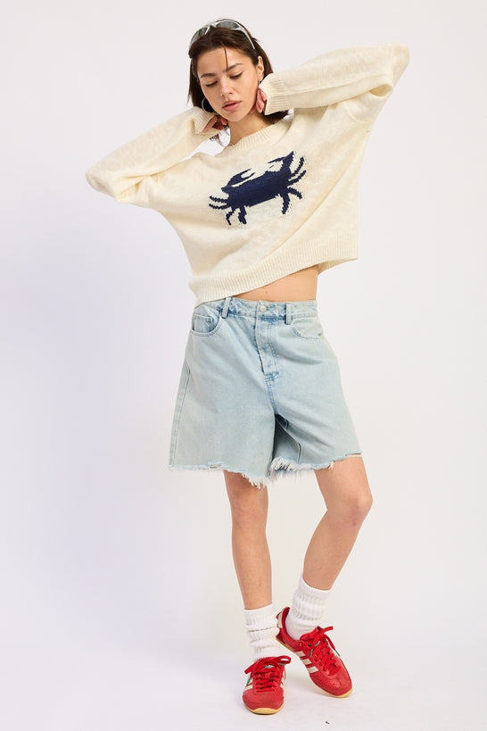 Riley Denim Bermuda Shorts