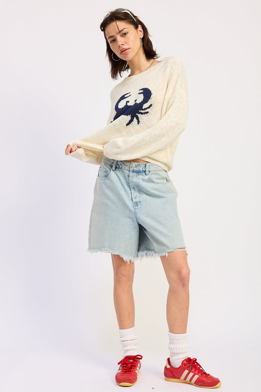 Riley Denim Bermuda Shorts