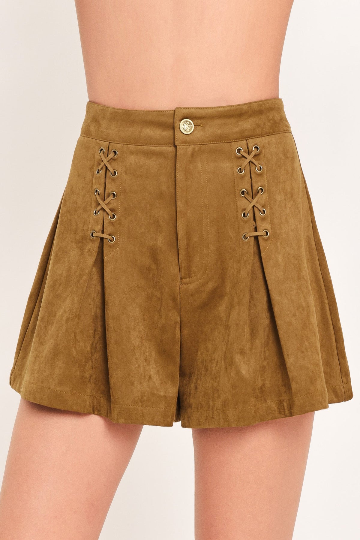 Amber Faux Suede Shorts