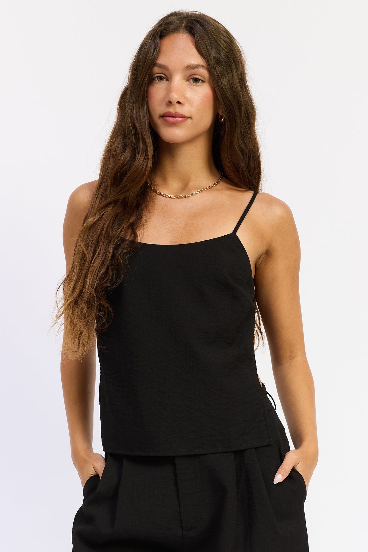 Melanie Open Sides Cami Blouse