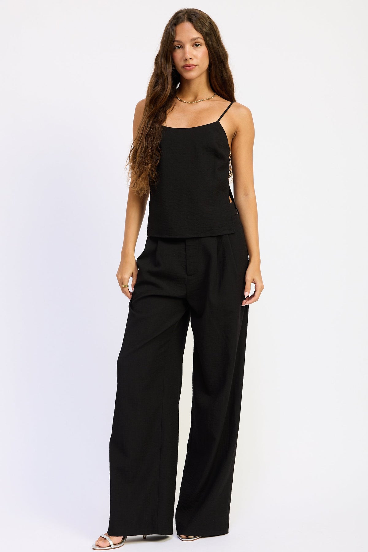 Melanie Open Sides Cami Blouse