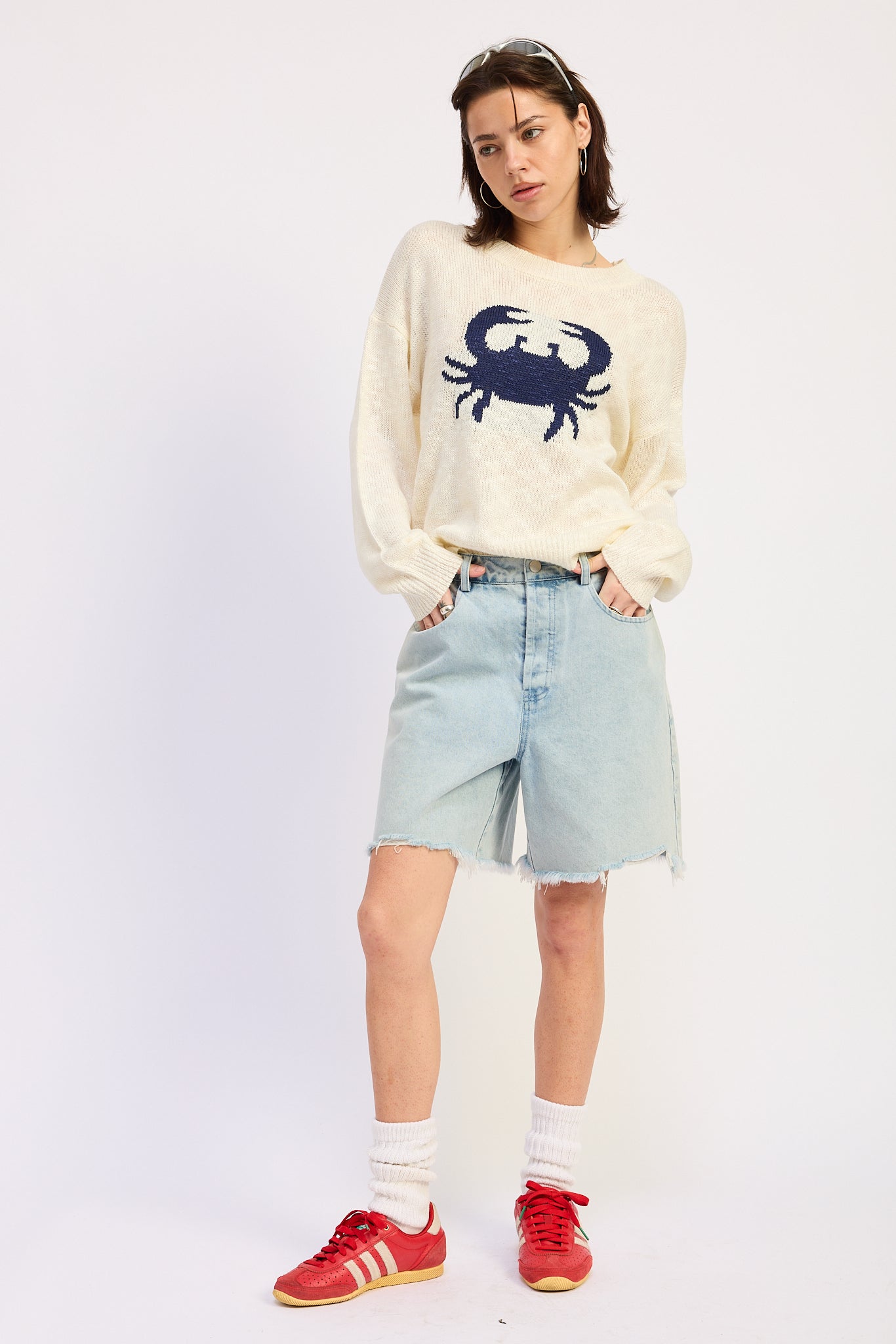 Blue Crab Sweater