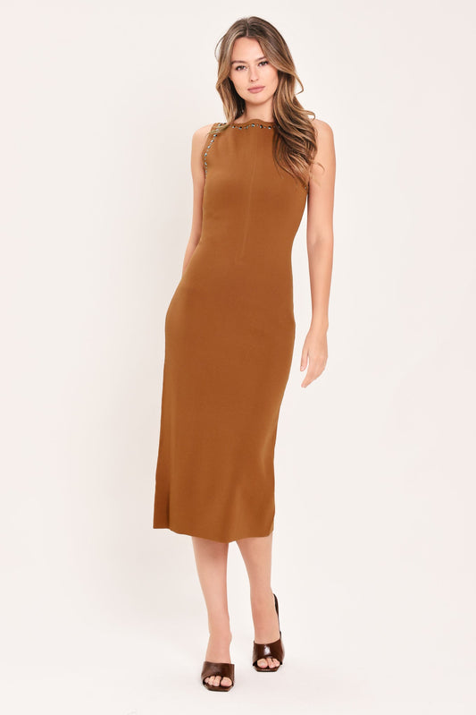Saddlewood Sweater Midi Dress