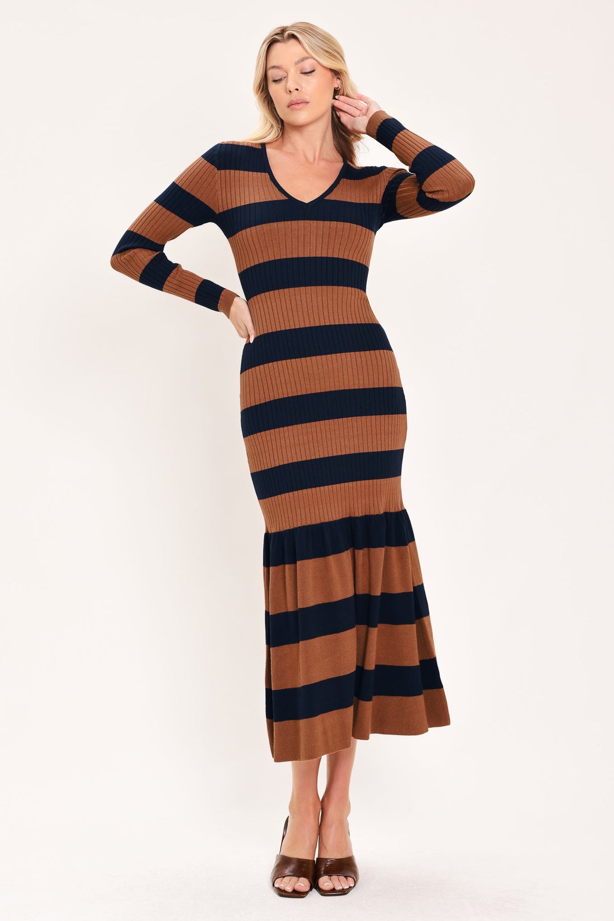 Mermaid Midi Sweater Dress