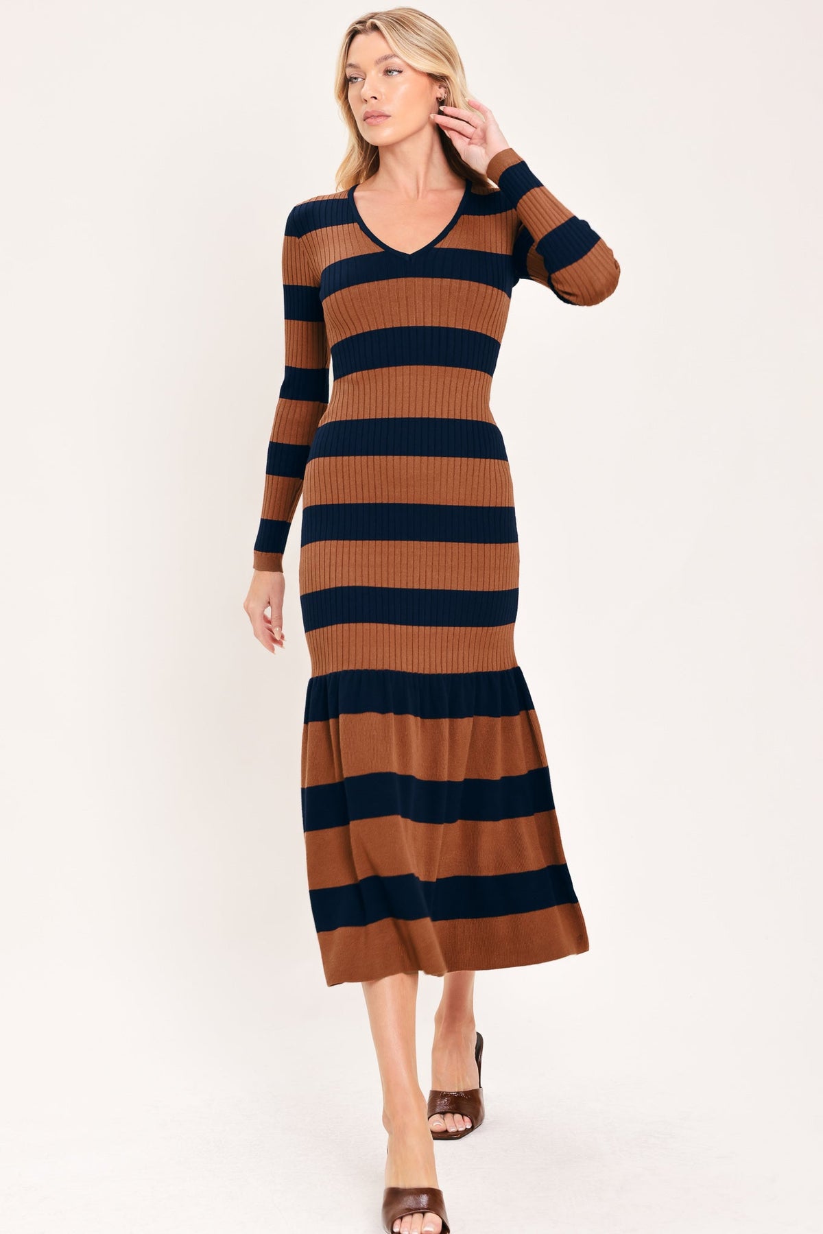 Mermaid Midi Sweater Dress