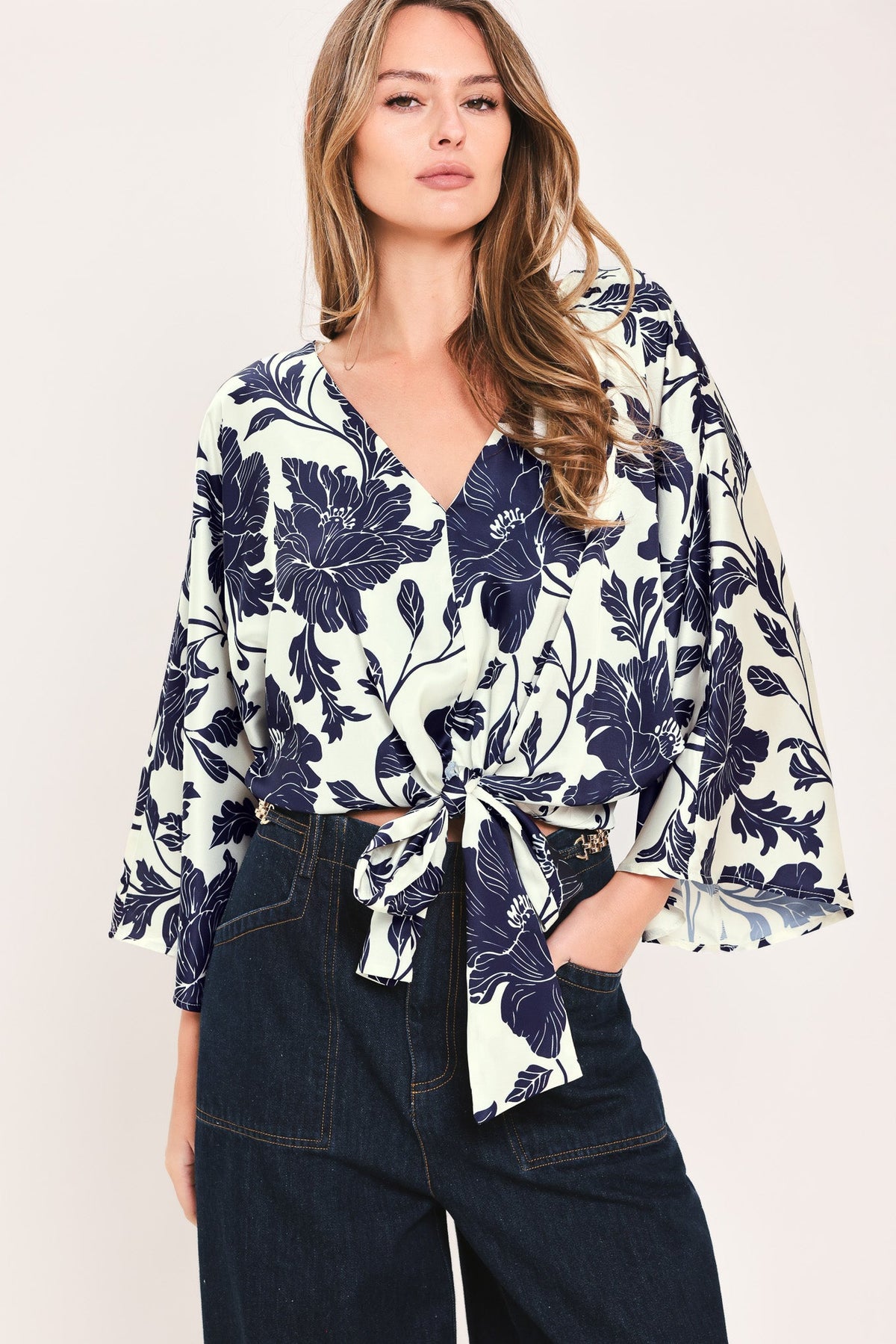 Blue Magnolia Blouse