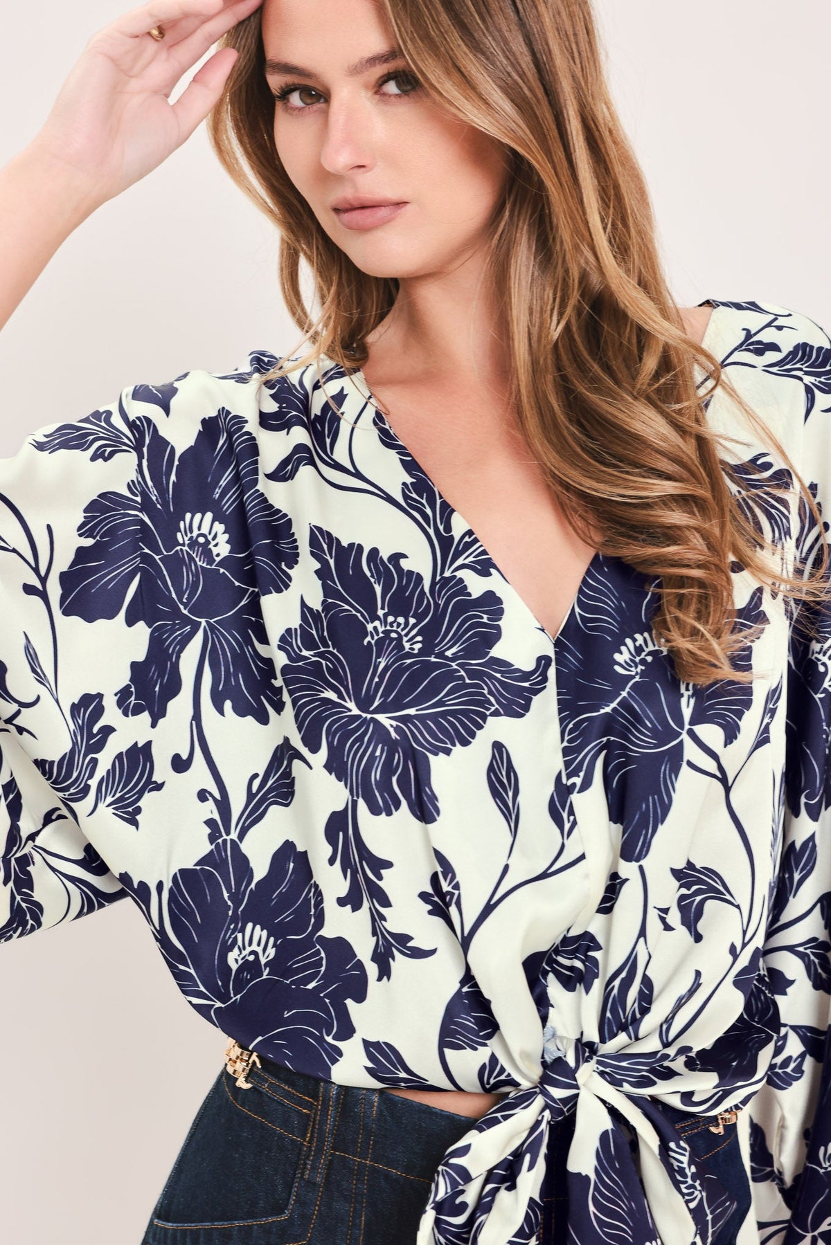 Blue Magnolia Blouse
