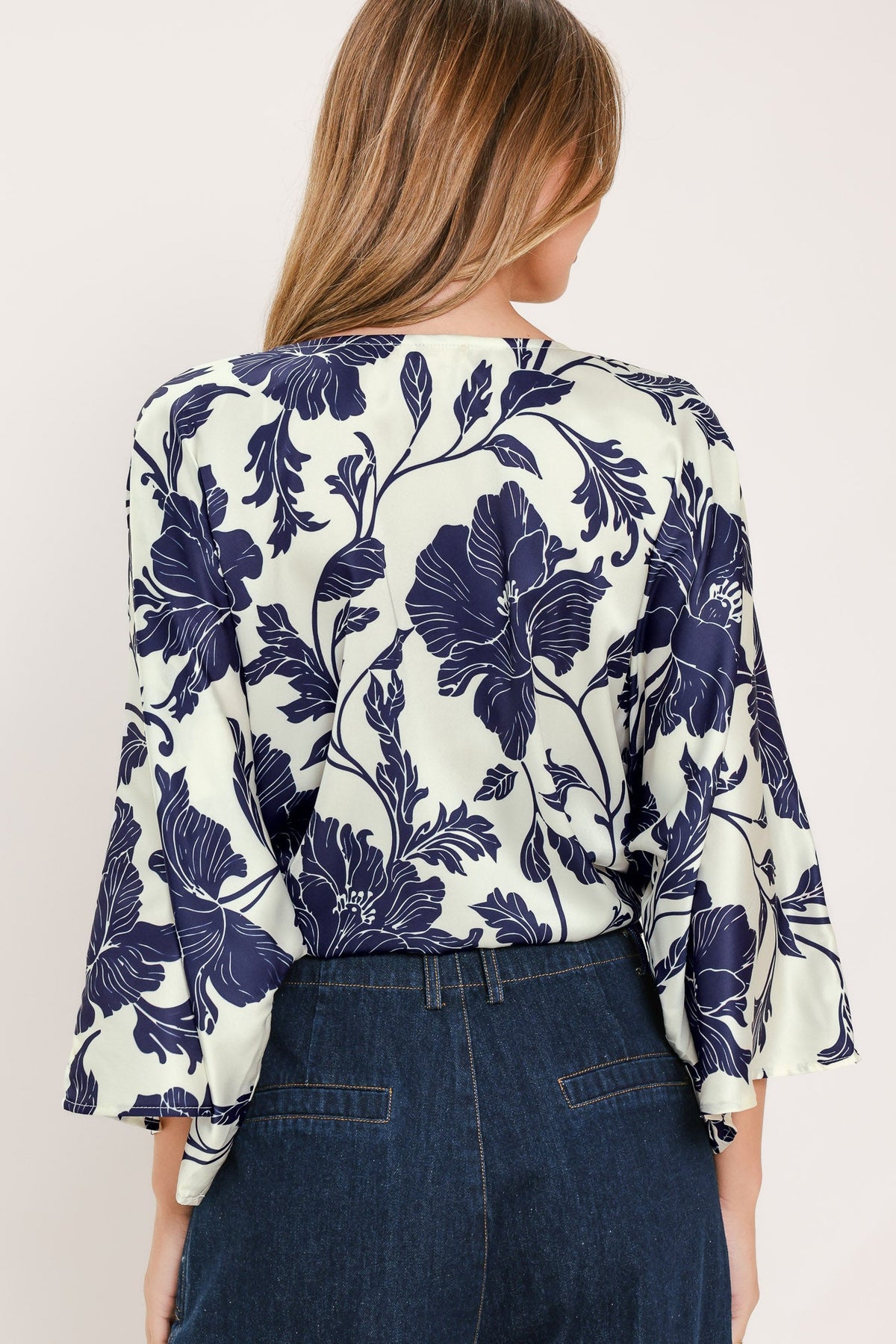 Blue Magnolia Blouse