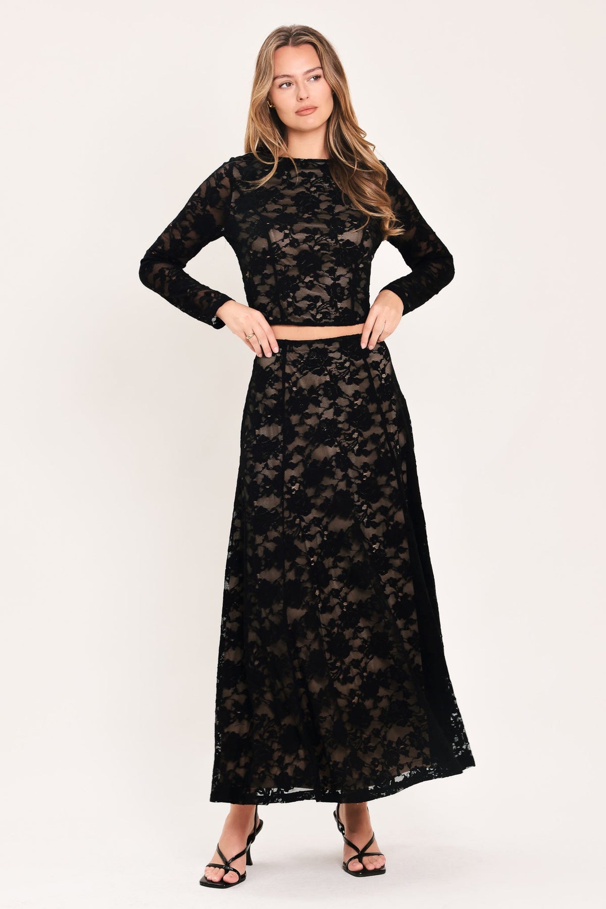 NEW - Noir Lace Moonrise Top