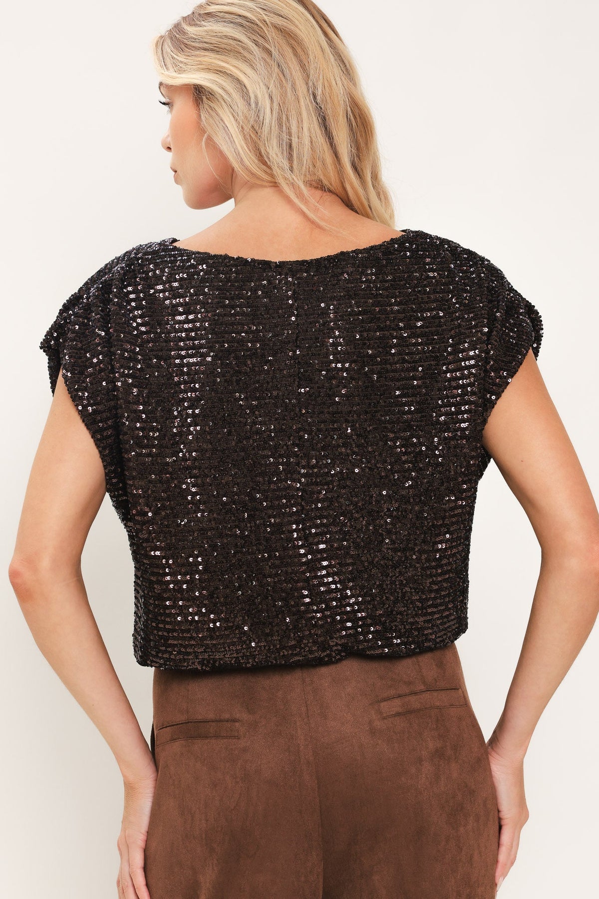 Cowl-Neck Dolman Top