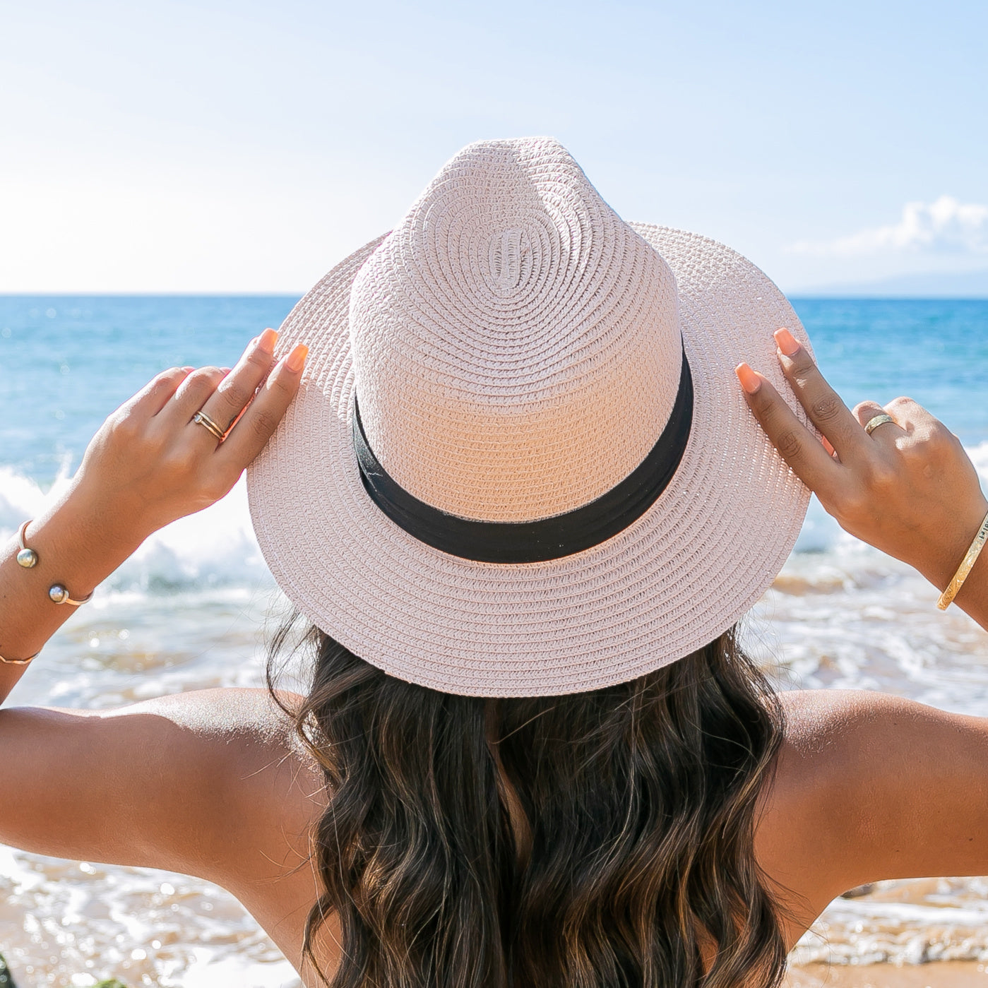 Classic Straw Panama Hat in multiple colors