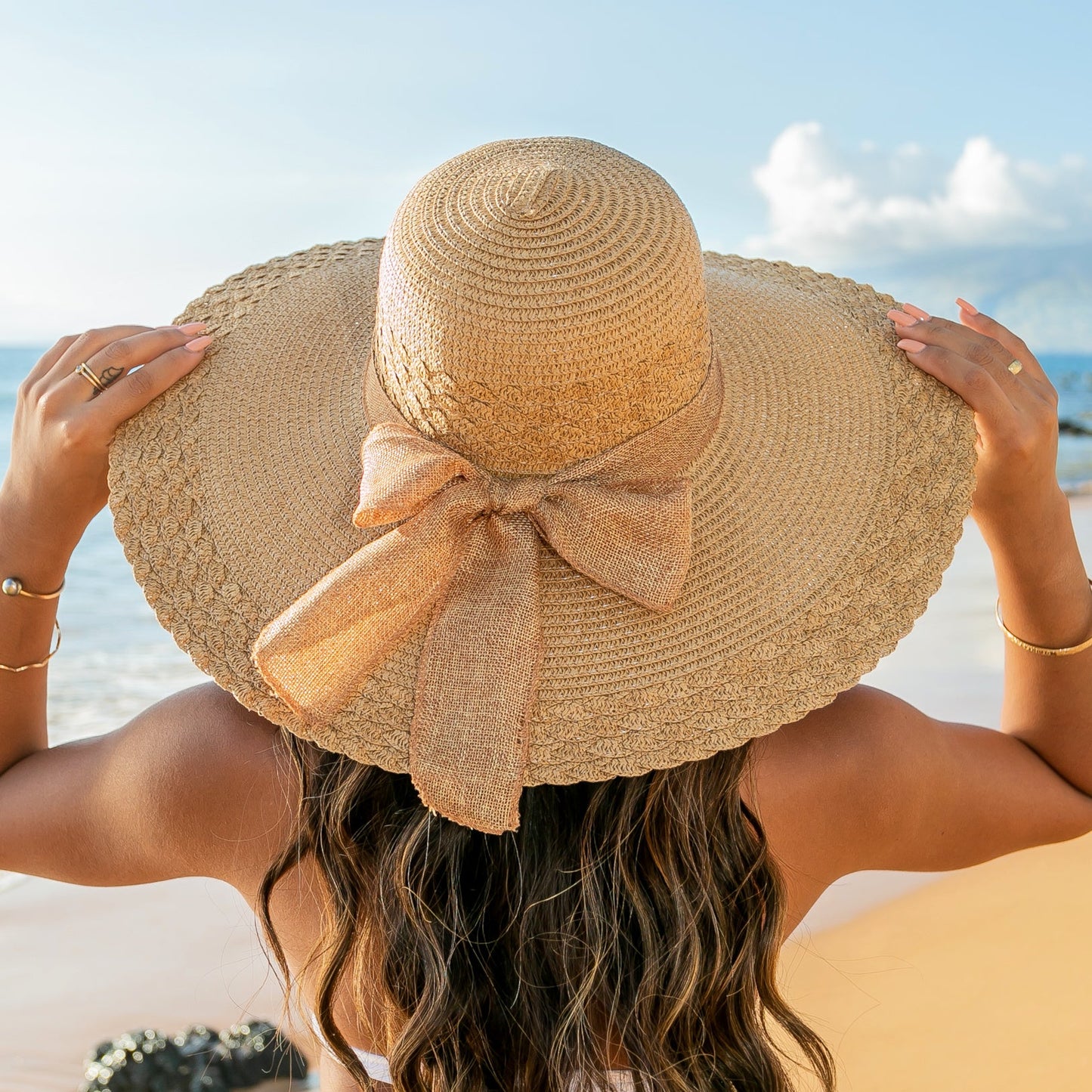 Scallop Edge Sun Hat in multiple colors